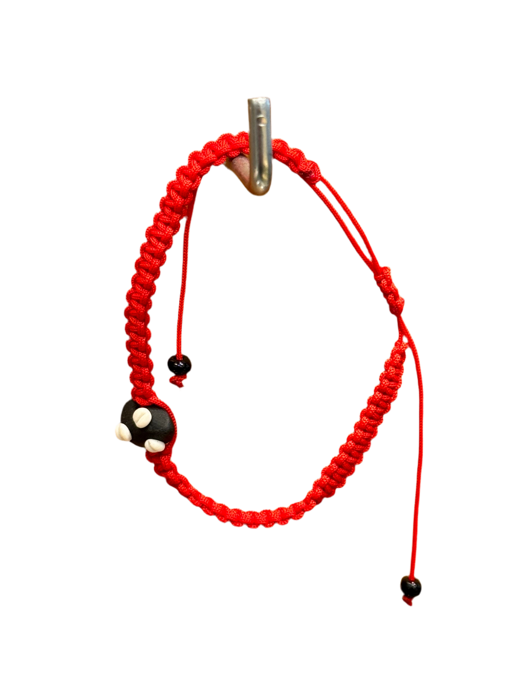 Orisha Yoruba Face Red String Bracelet