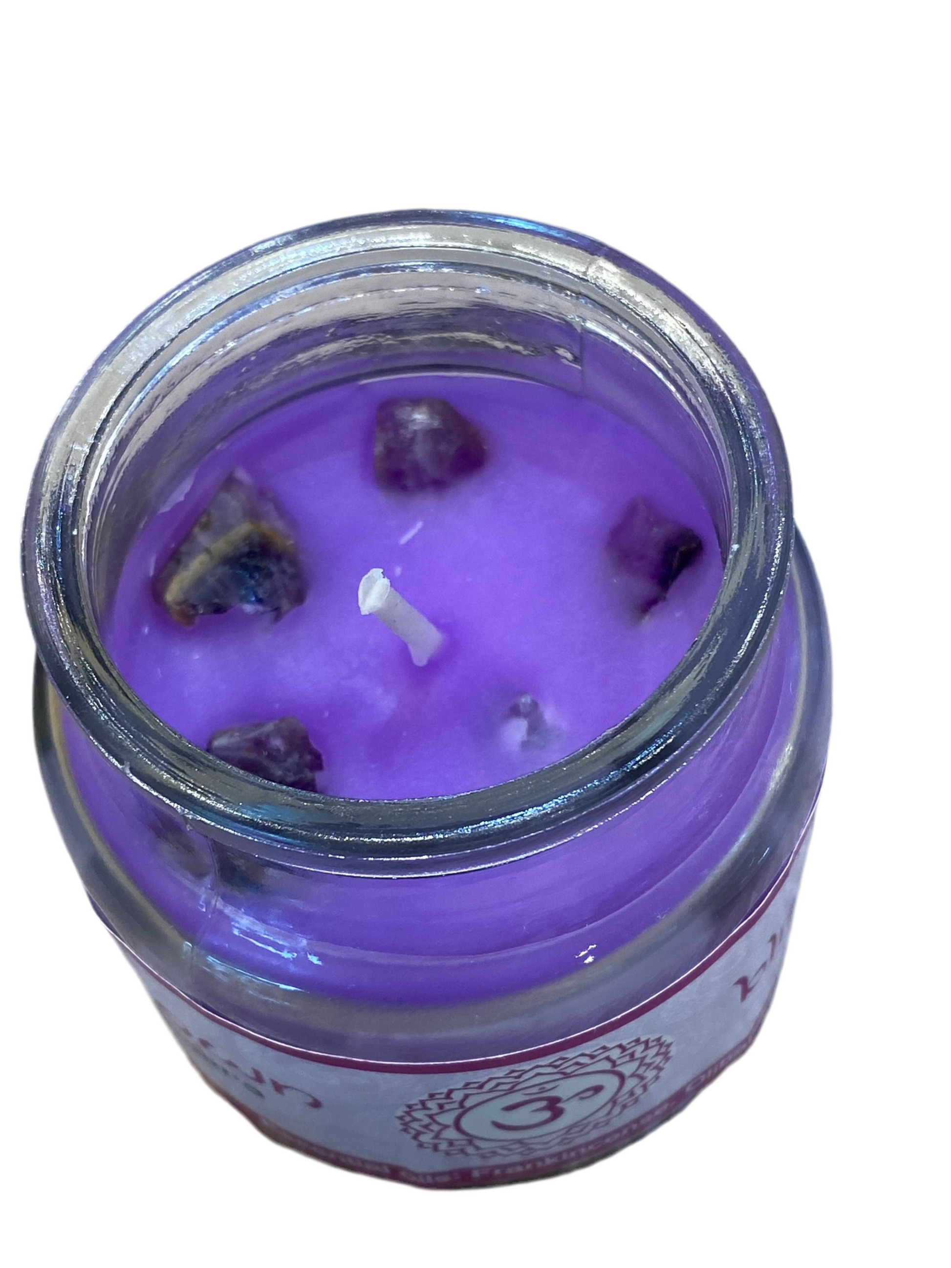 Vrinda 7 Chakra Jar Candle Purple