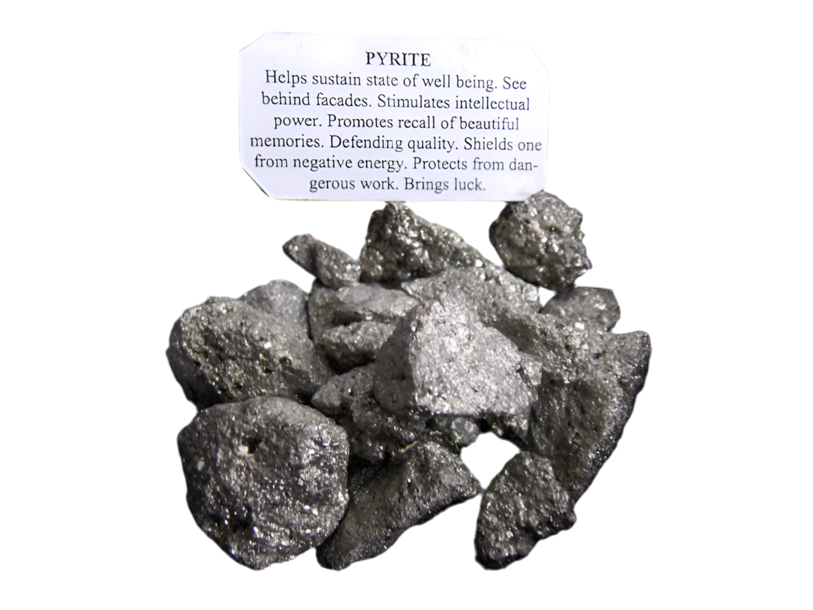 Pyrite crystal rough nugget showcasing high-quality metallic luster.