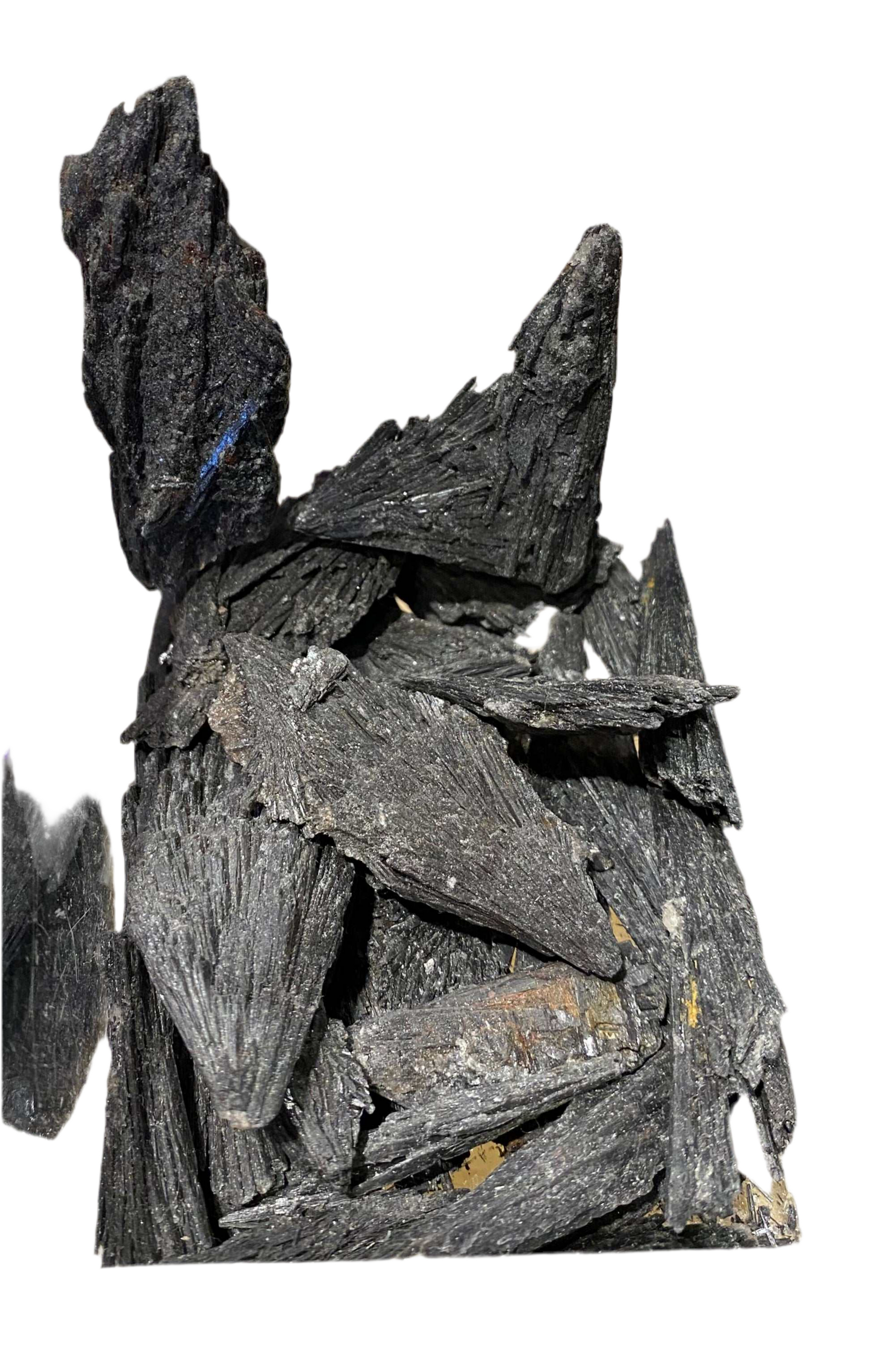 Black Kyanite Stone Fan Rough