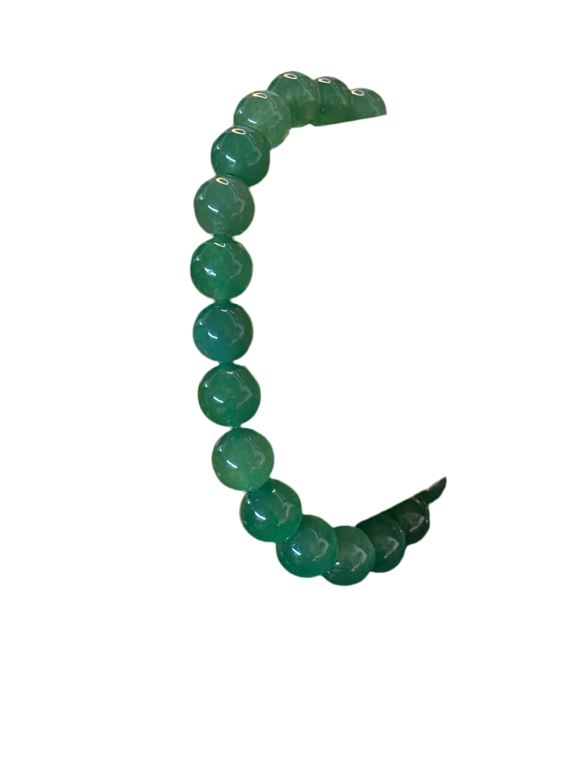 Green Jade Beaded String Bracelet