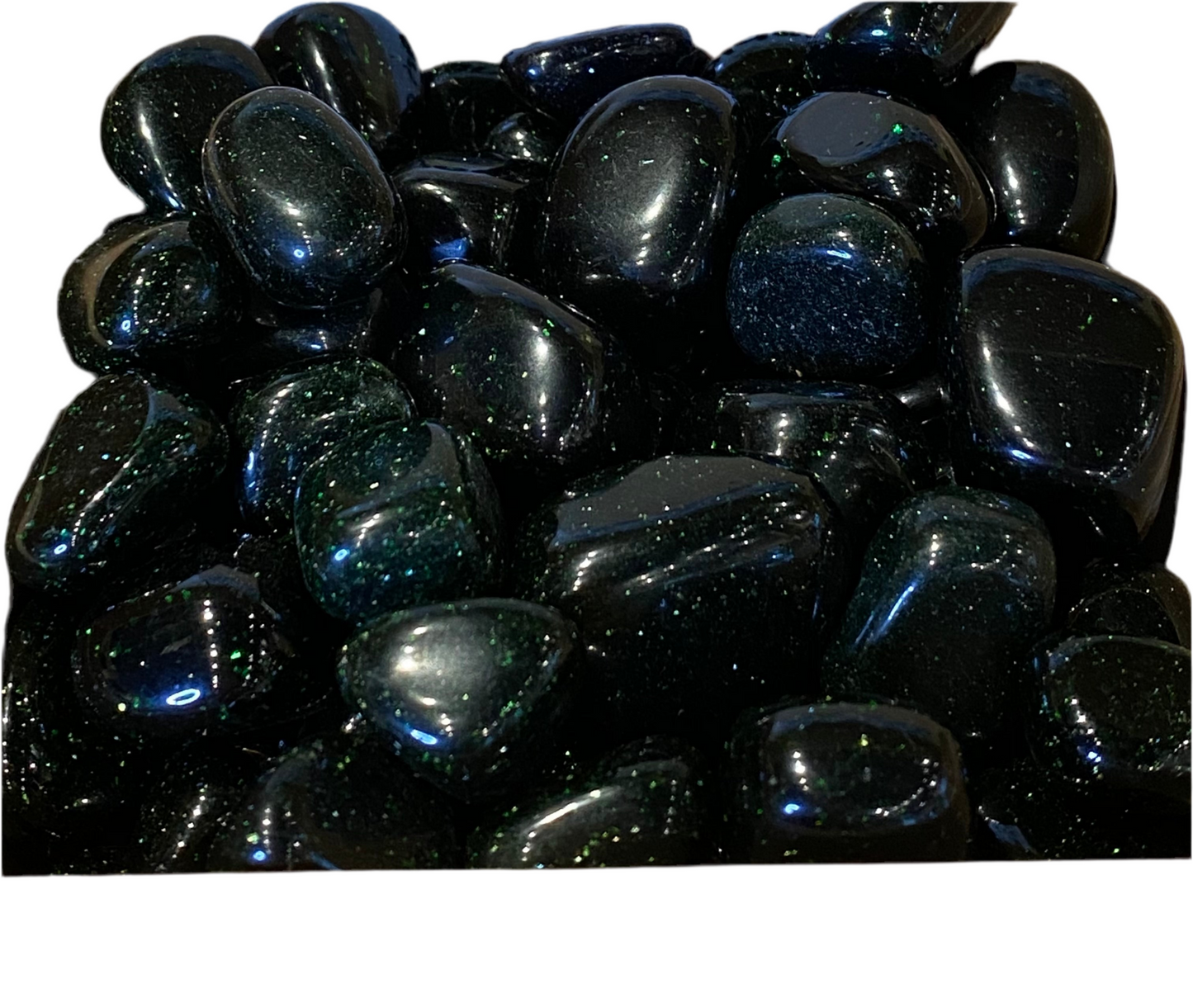 Green Goldstone Crystal