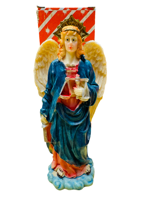 Saint Uriel Statue Archangel Uriel Holy Figurine Religious Decoration Statue 5”