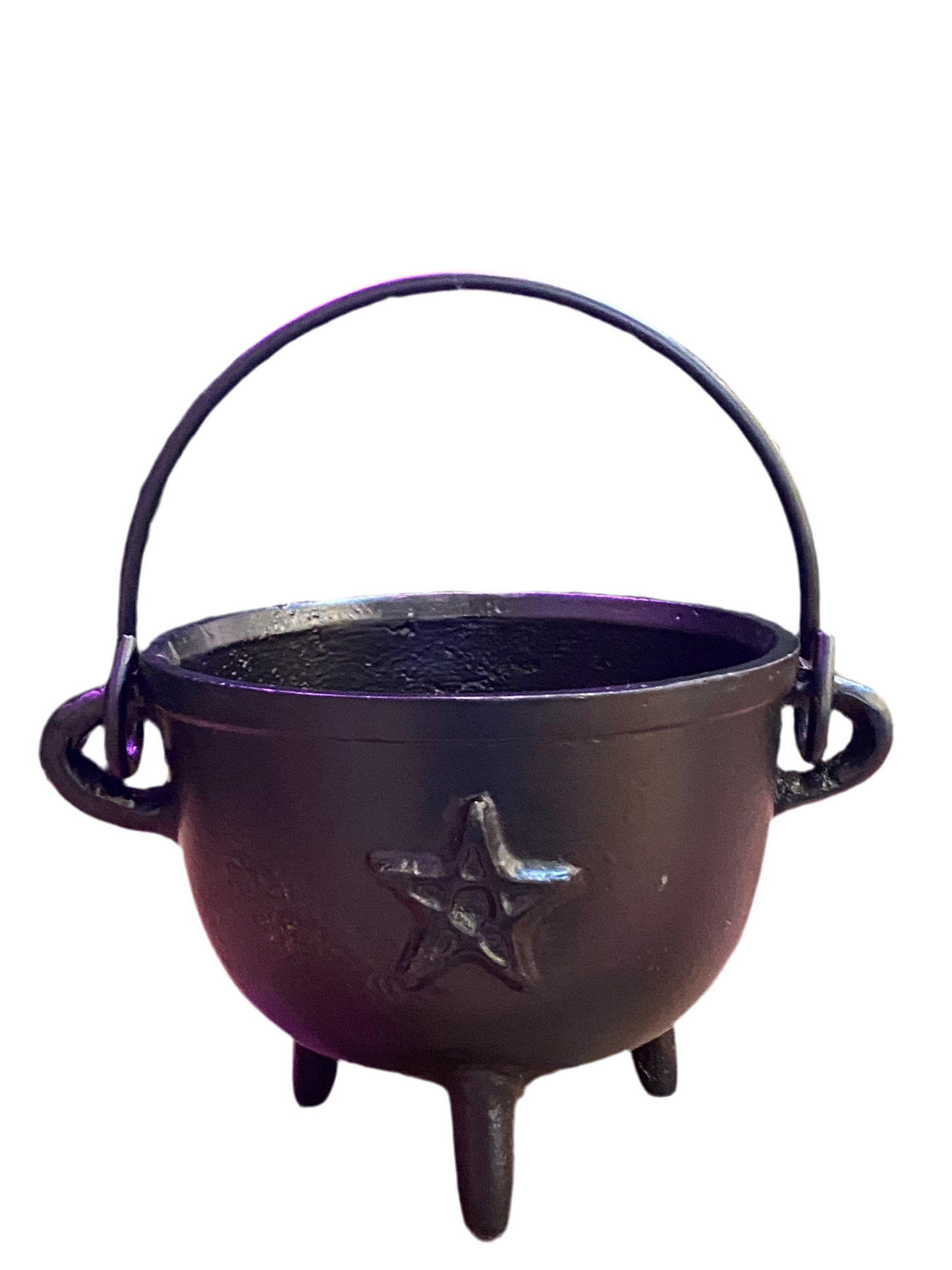 Pentagram Cast Iron Cauldron