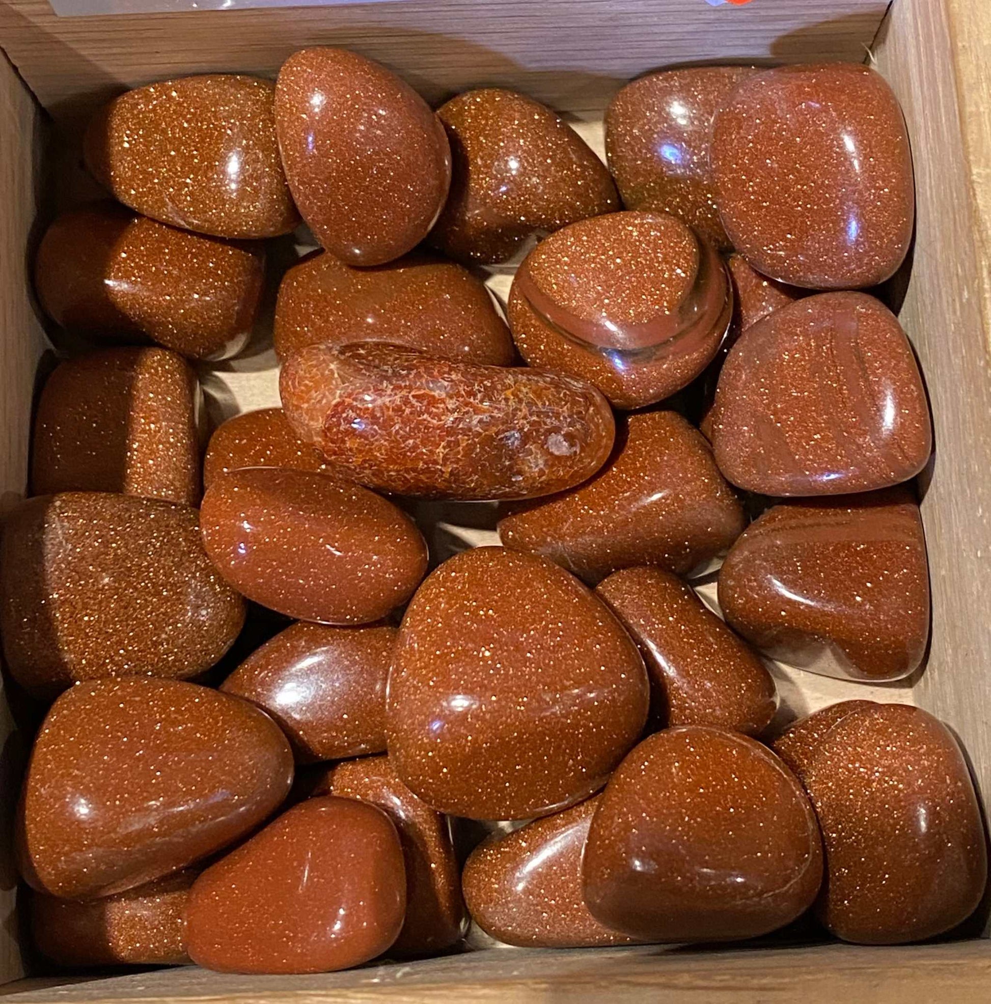 Goldstone Tumbled Stone