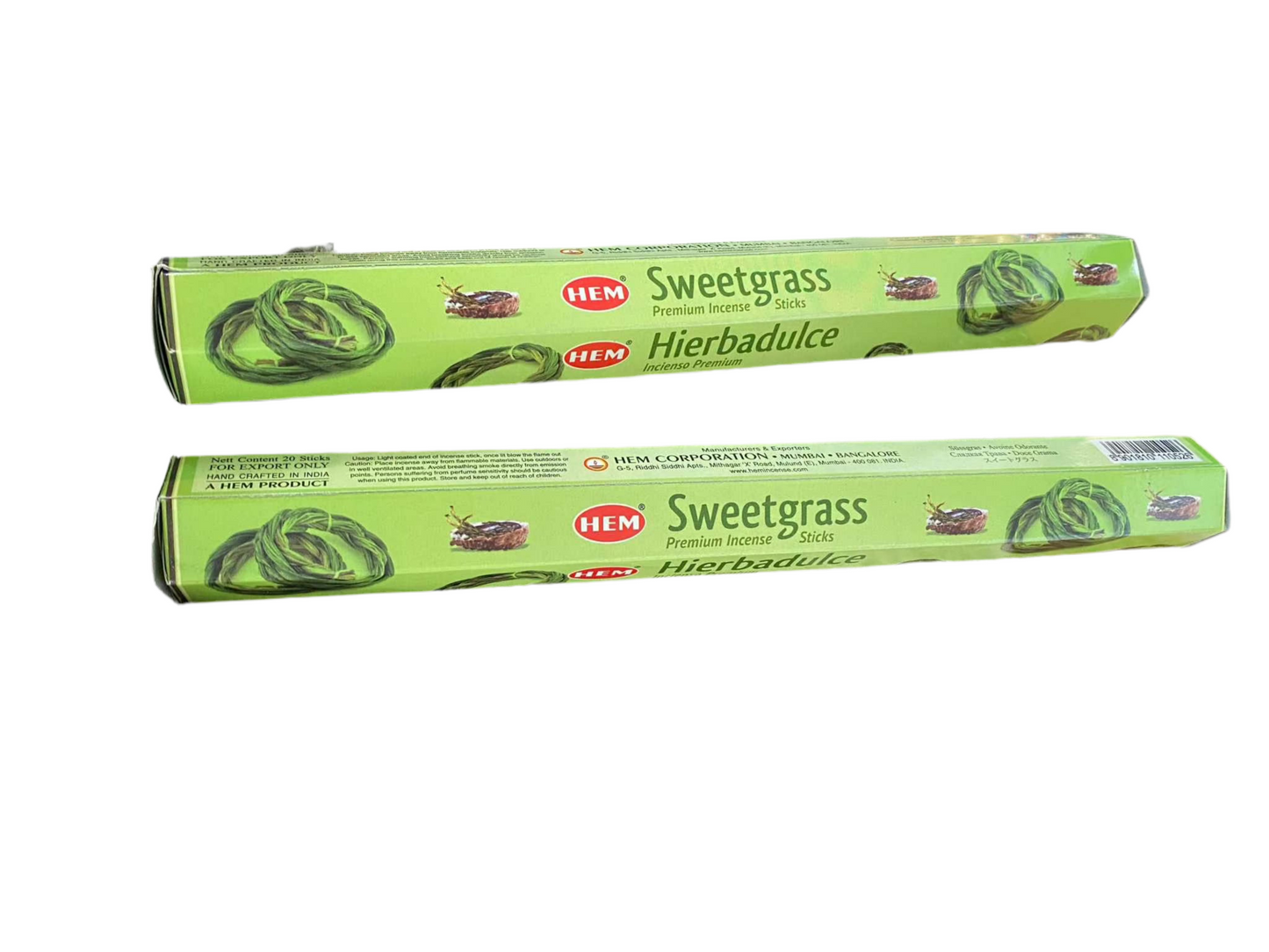 HEM Sweetgrass Incense Sticks
