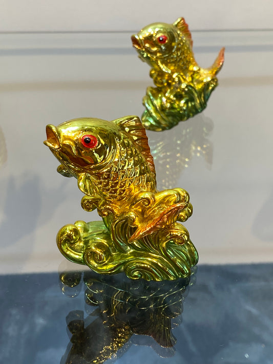 Feng Shui Golden Color Good Luck Fish 1pc