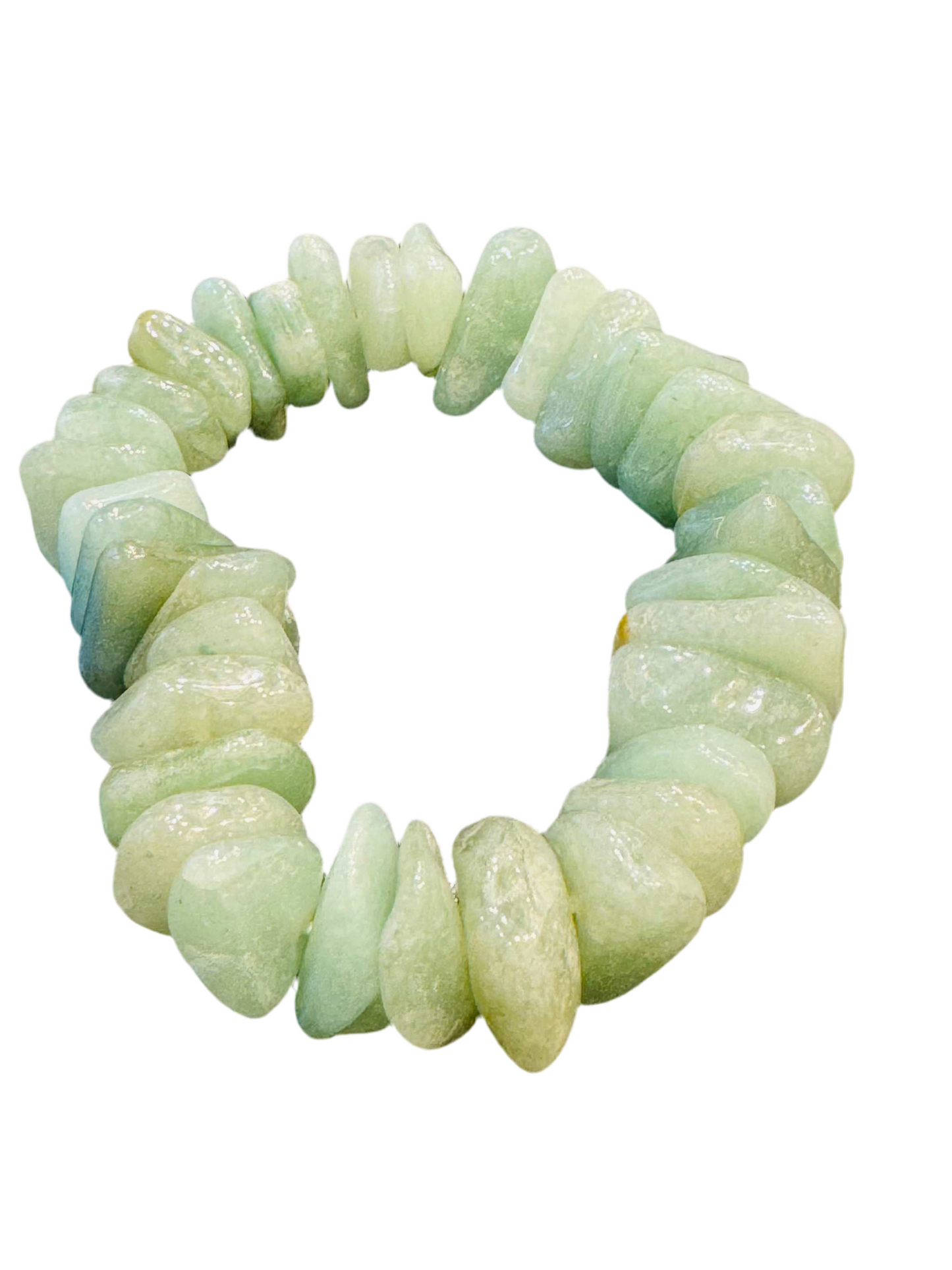 Aventurine Green Chunky Tumbled Bracelet