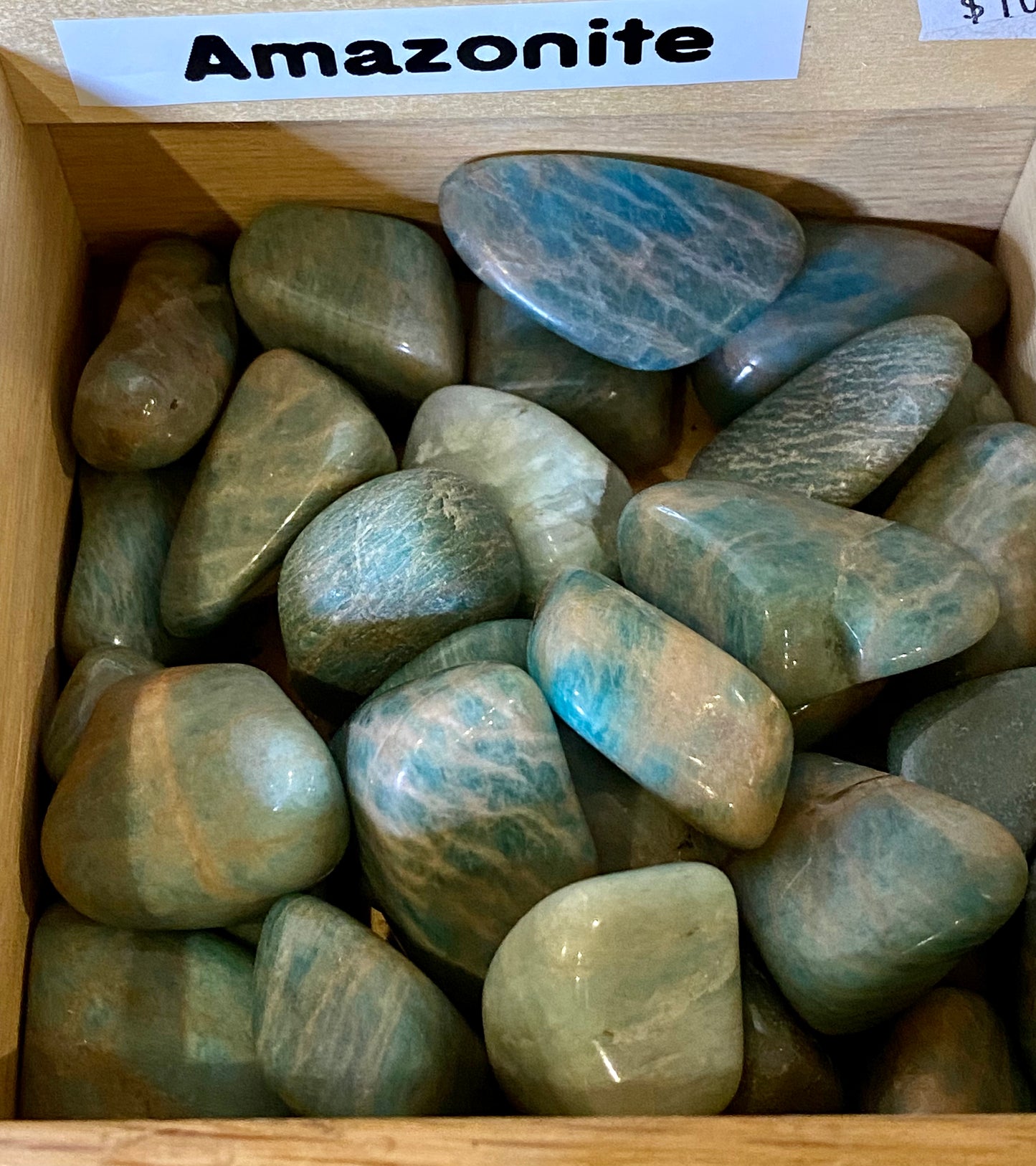 Amazonite Dark Tumbled Stone 1pc