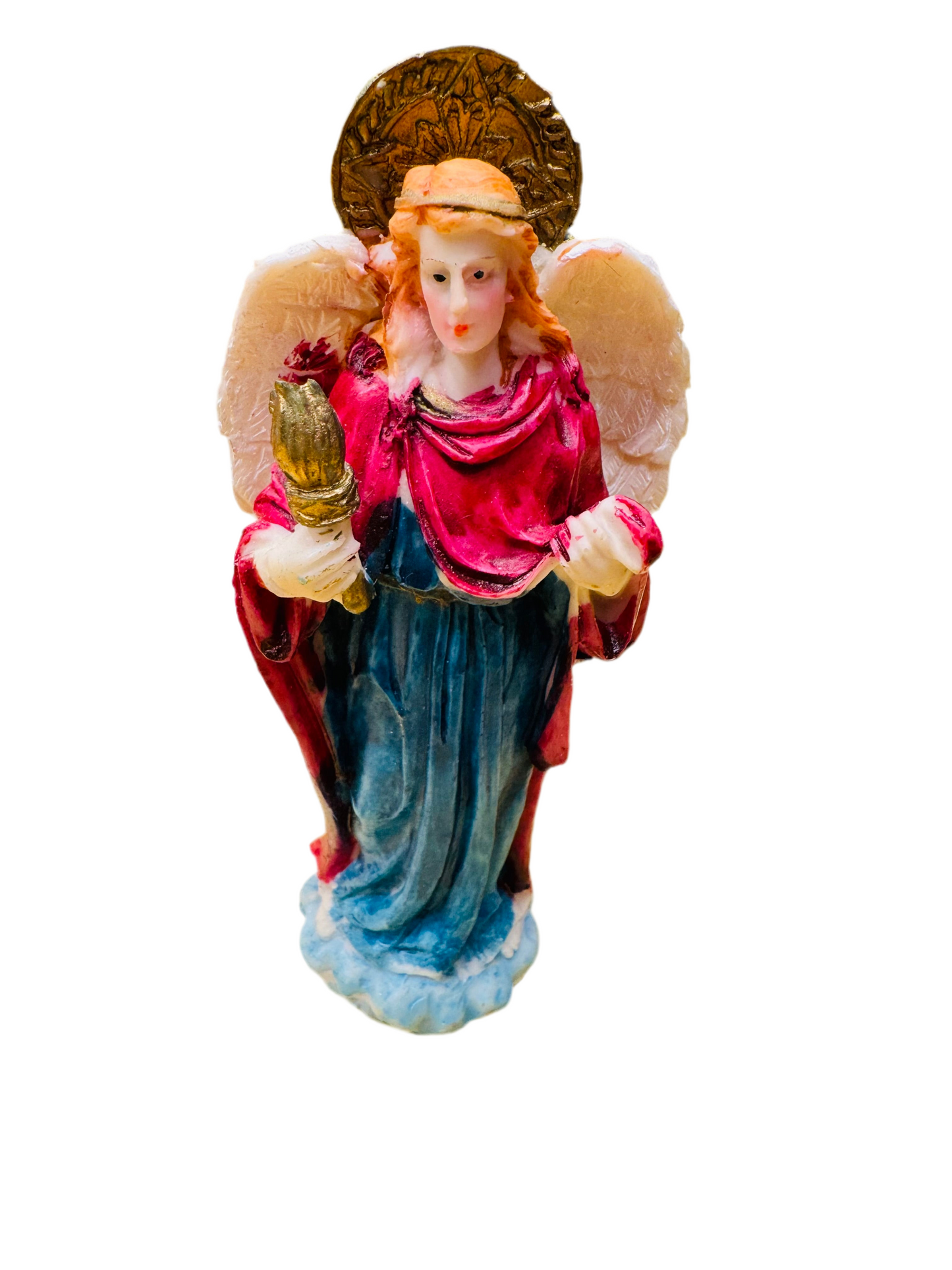 St Rafael Statue San Rafael 5” Archangel Resin Statue