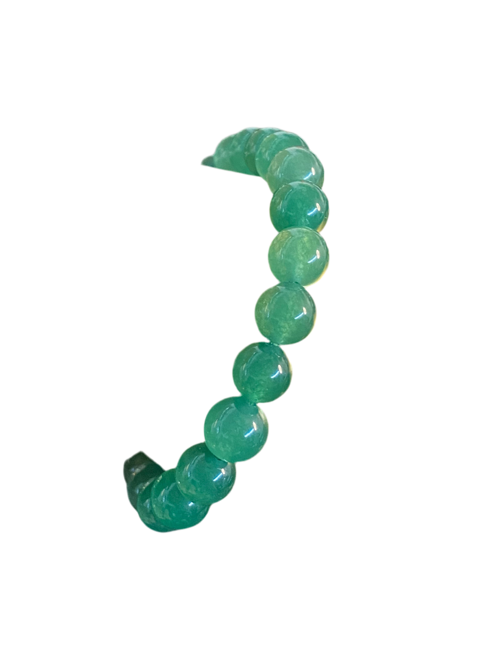 Green Jade Beaded String Bracelet