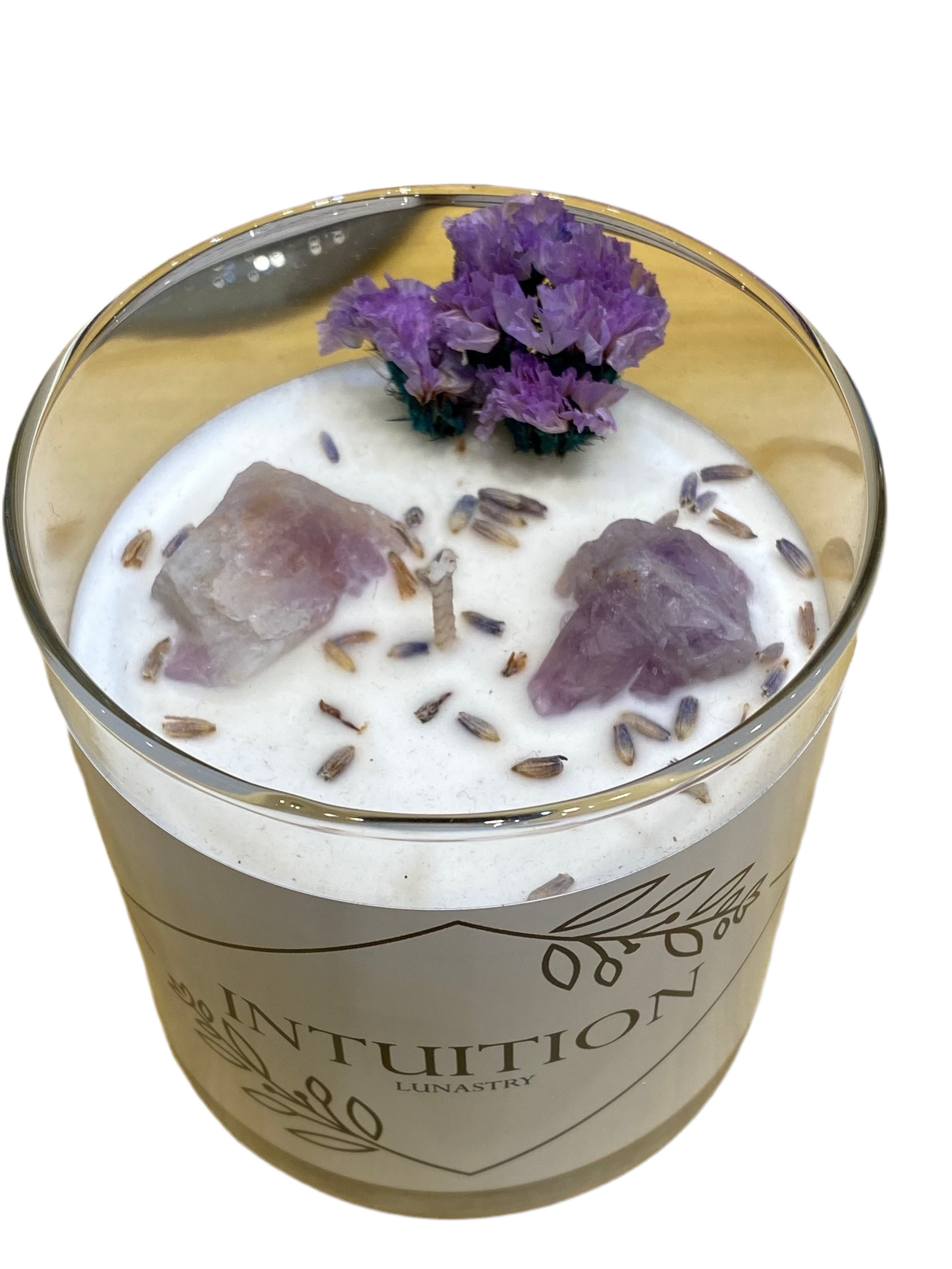 Intuition Soy Wax Crystal Candle