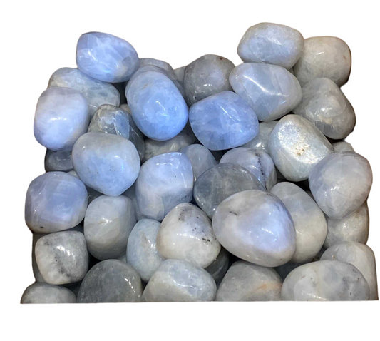 Blue Calcite Tumbled