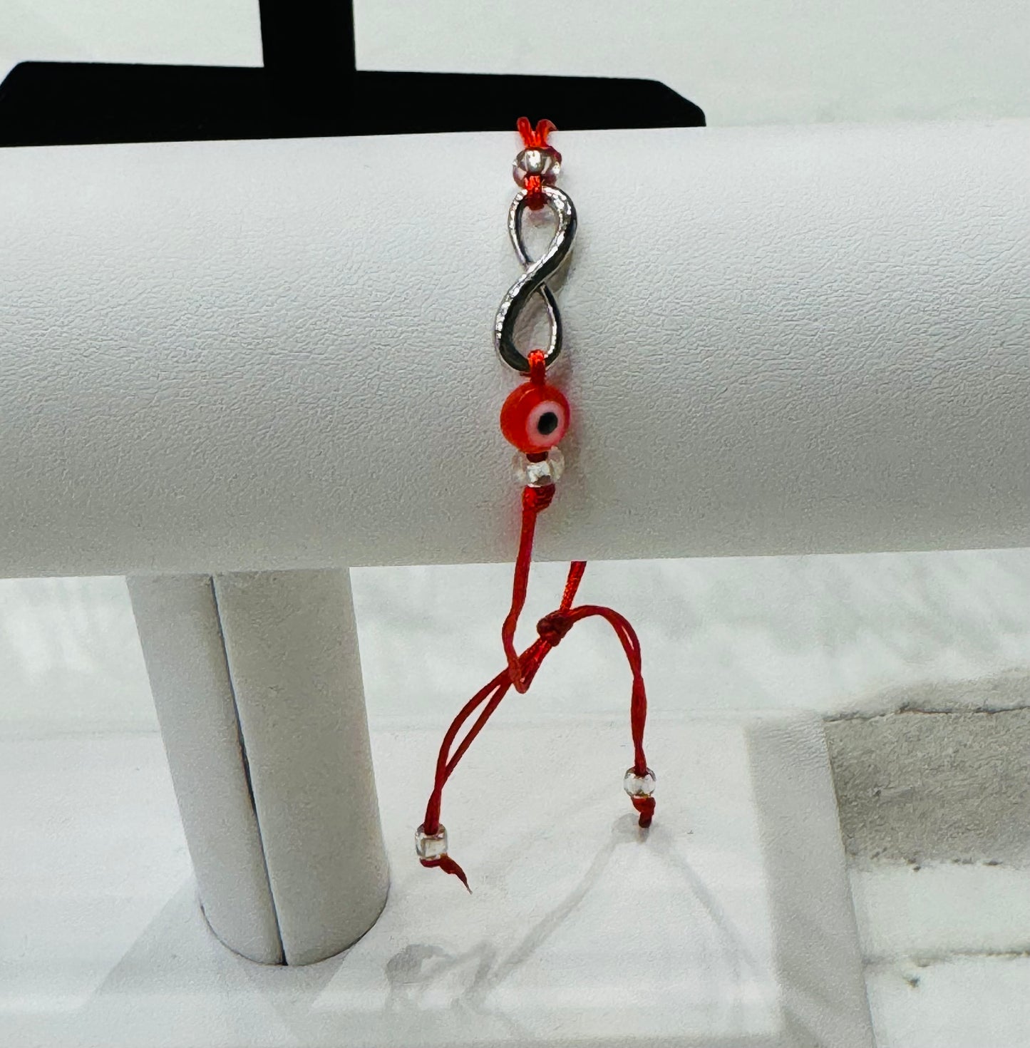 Red String Bracelet Infinity Red Evil Eye Bead