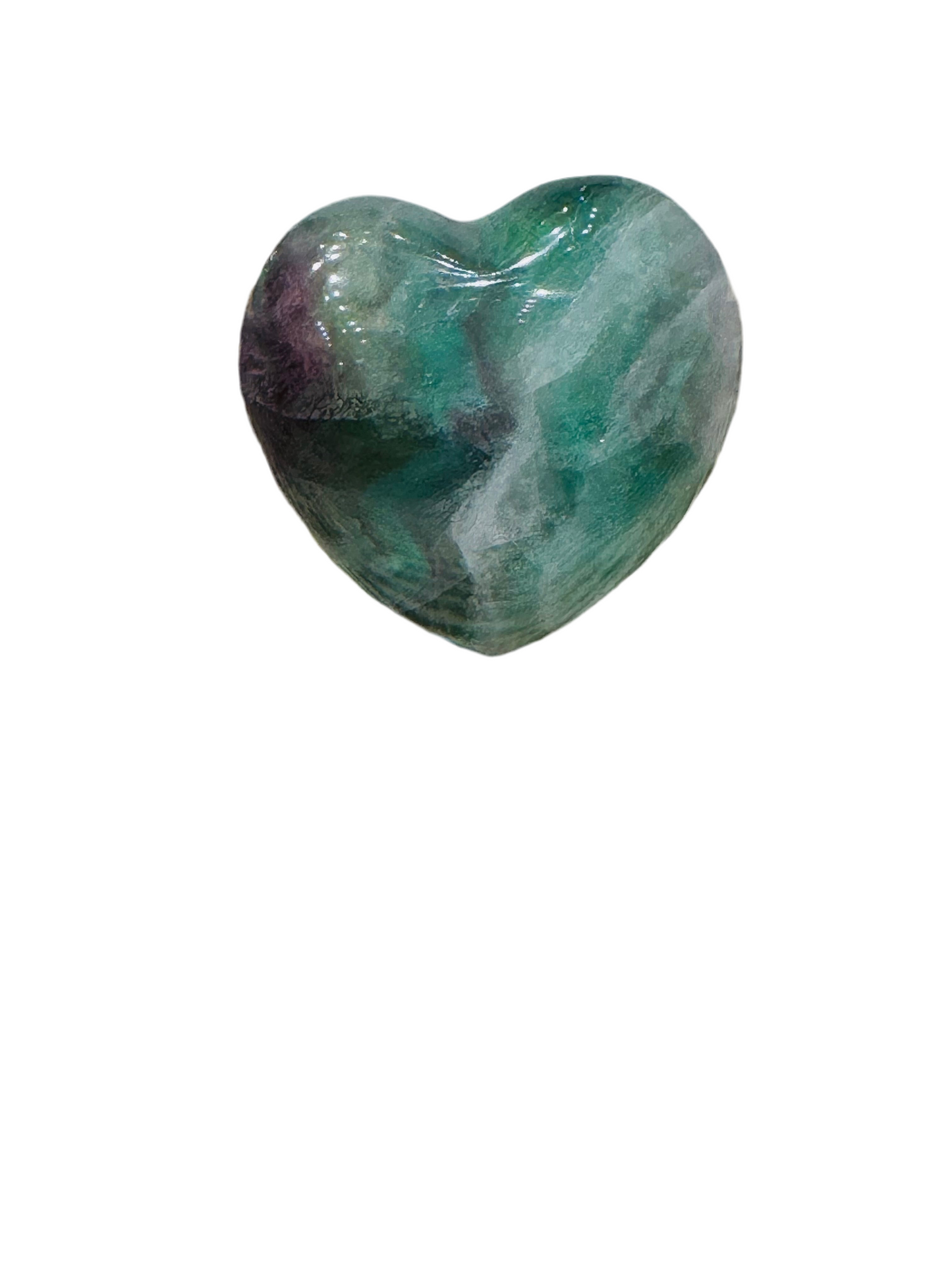 Fluorite Heart Gemstone