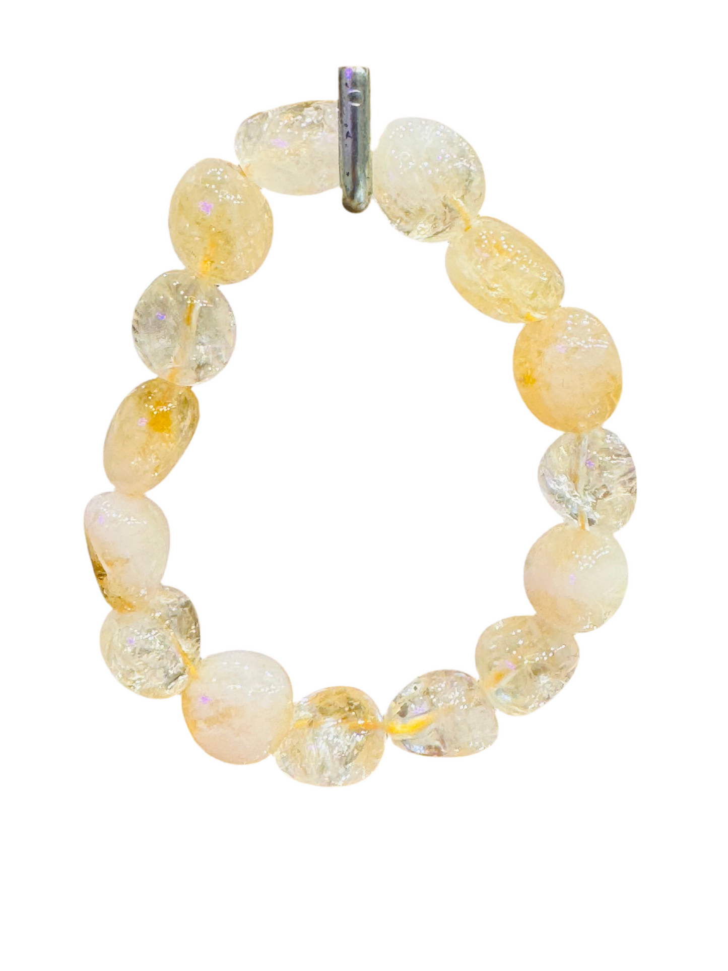 Citrine Tumbled String Bracelet