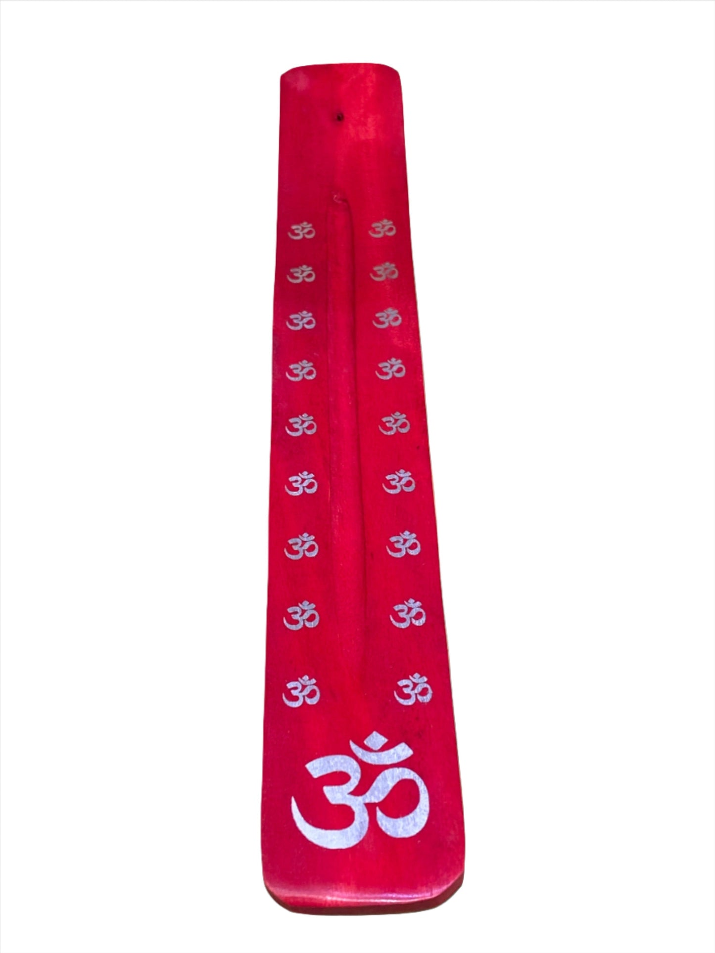 Wooden Incense Stick Holder Om