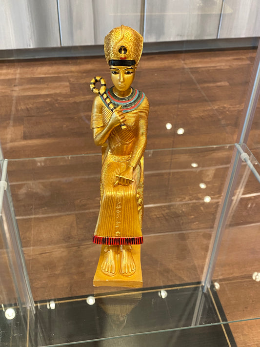 Egyptian Seated Gold Pharaoh