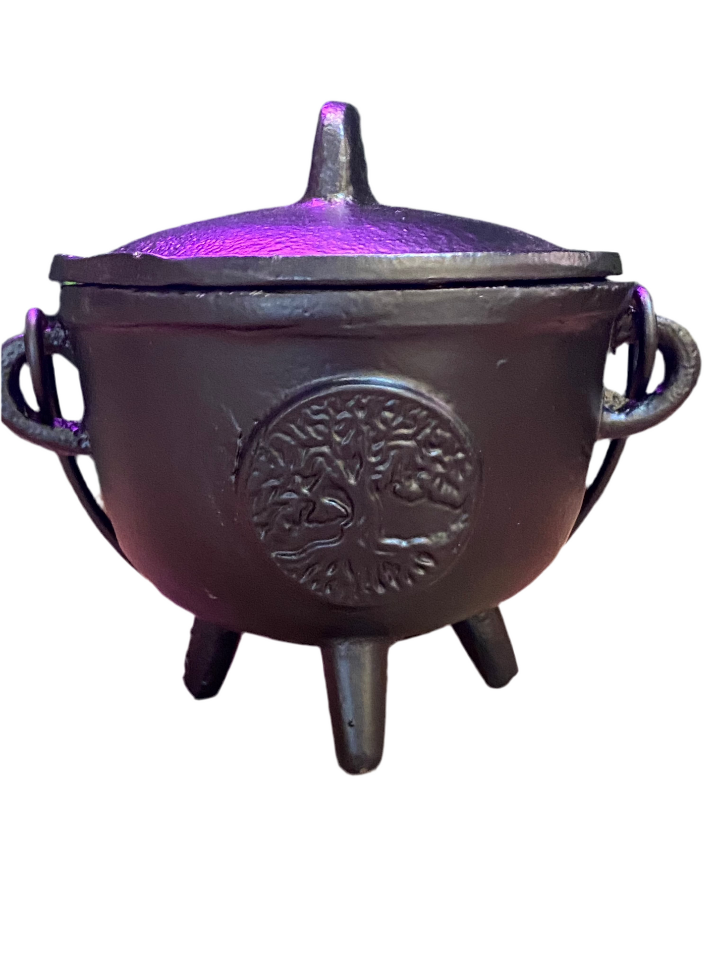 Tree of Life Cast Iron Cauldron