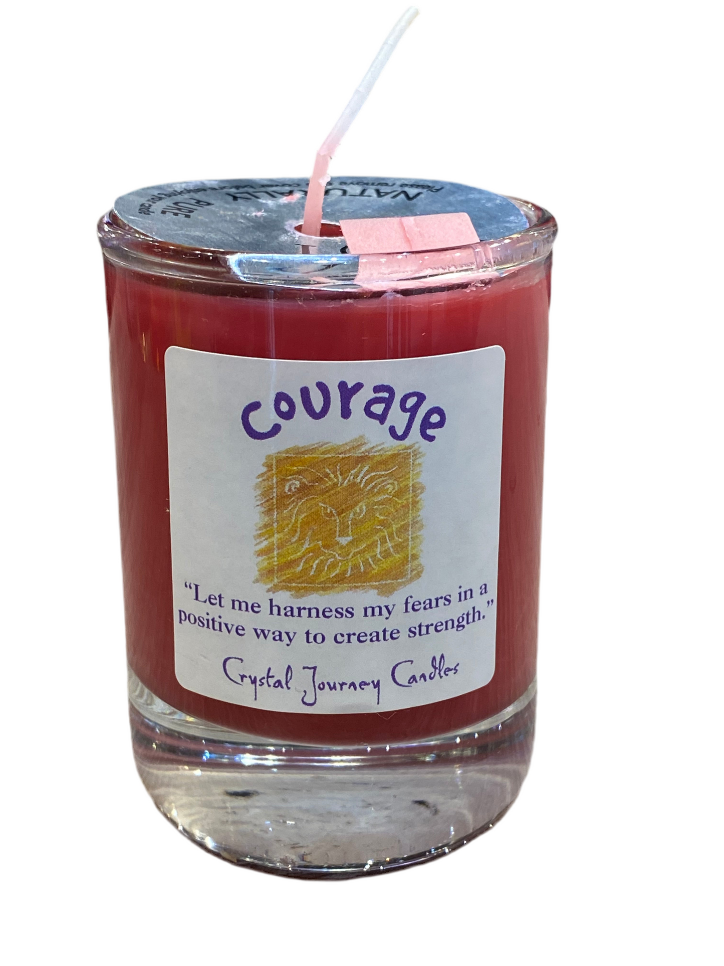 Crystal Journey Soy Votive Candle Courage