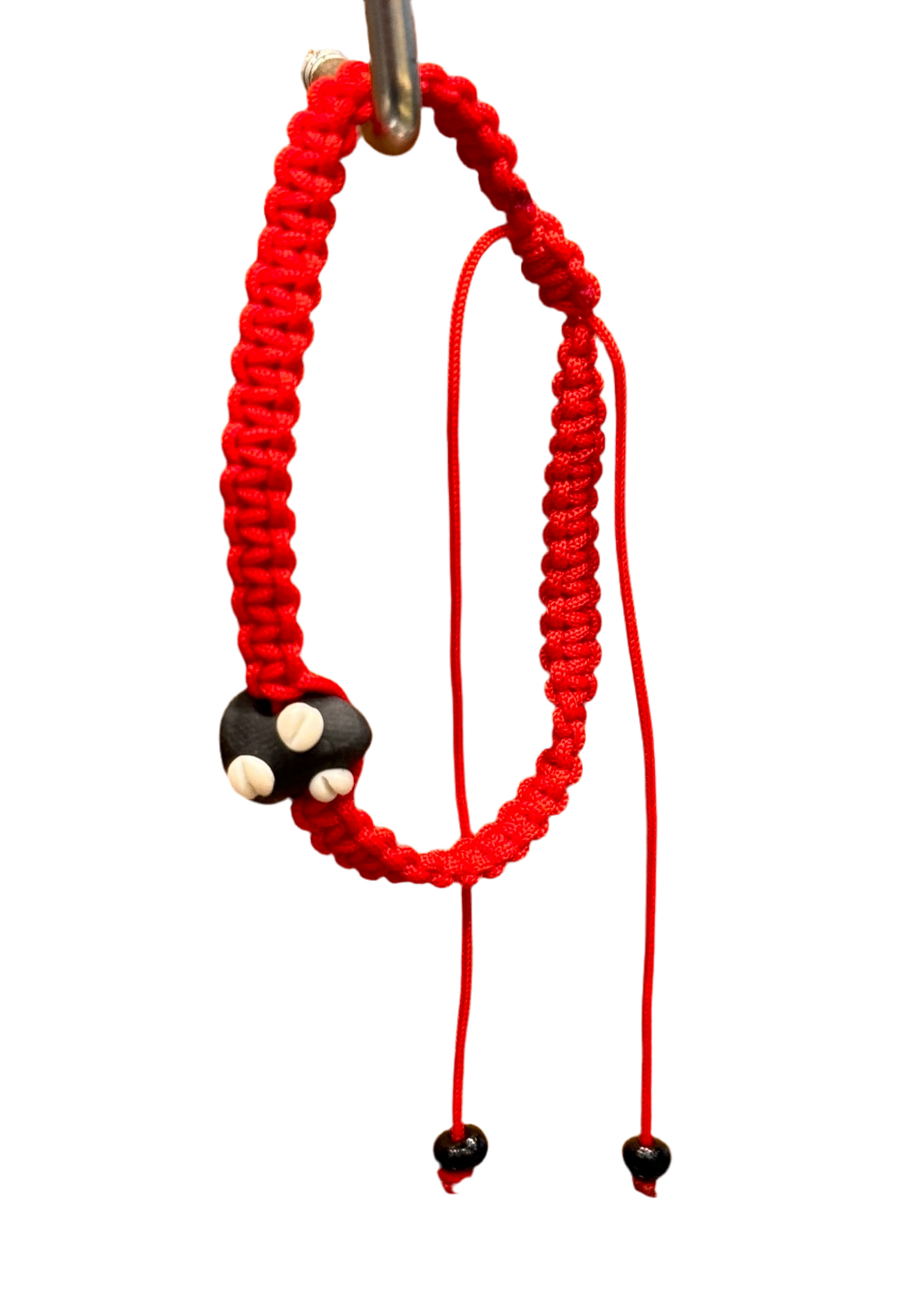 Orisha Yoruba Face Red String Bracelet