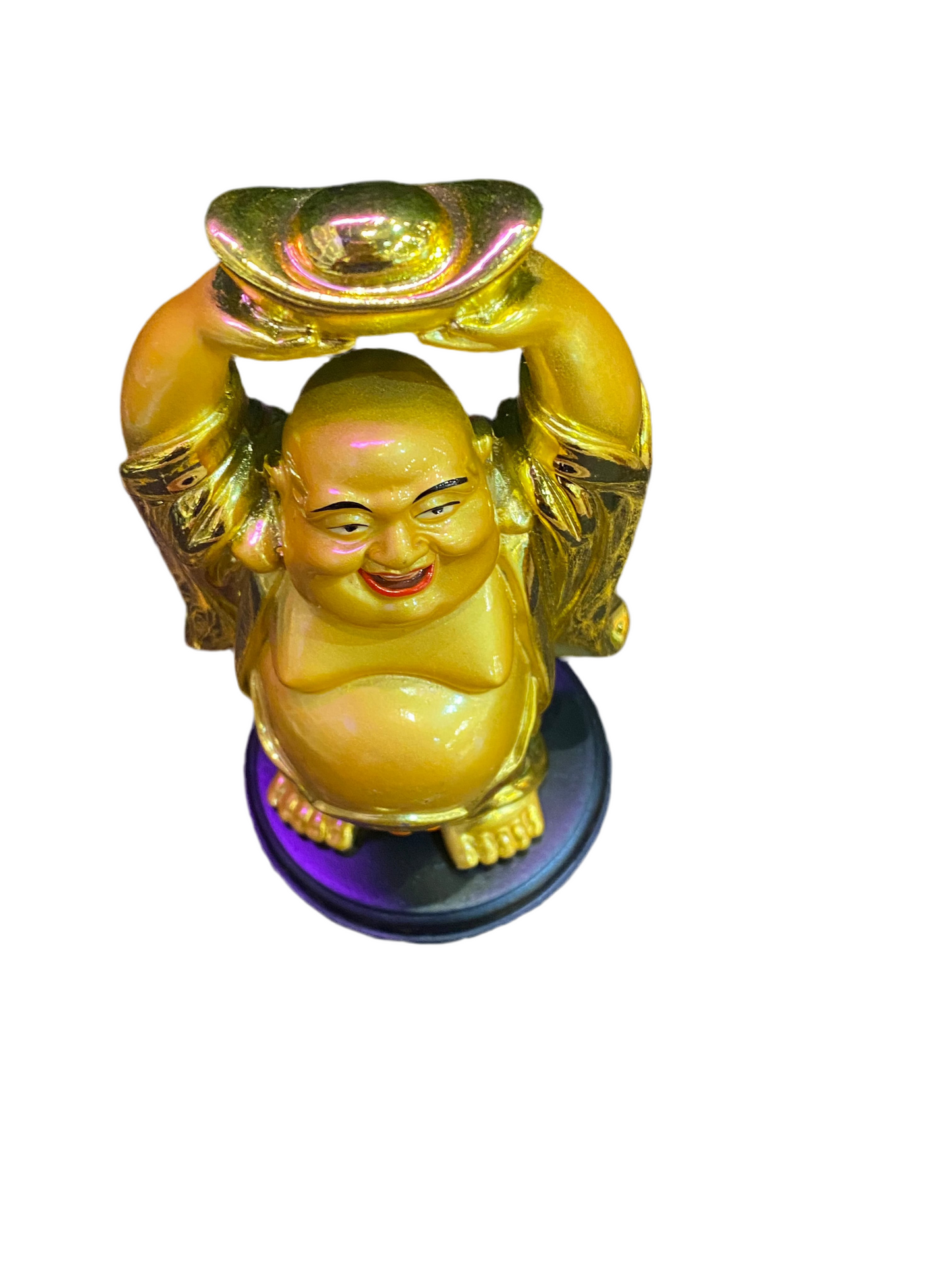 Colorful Feng Shui Gold Laughing Buddha