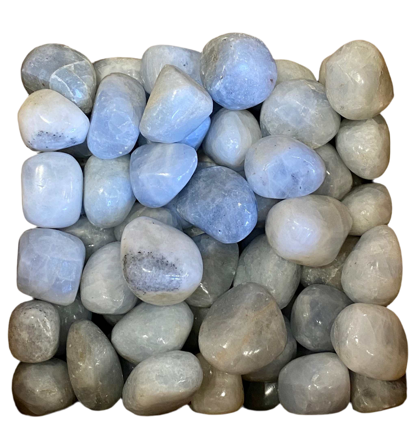 Blue Calcite Tumbled