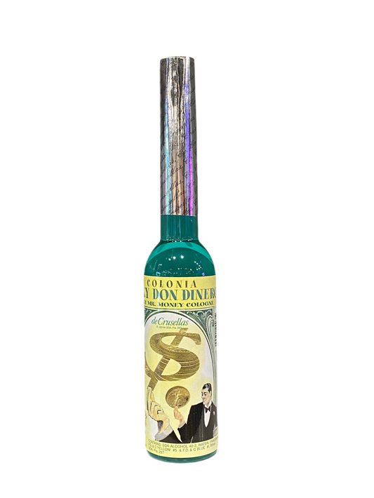 Lucky Don Dinero Cologne bottle for prosperity and abundance rituals.