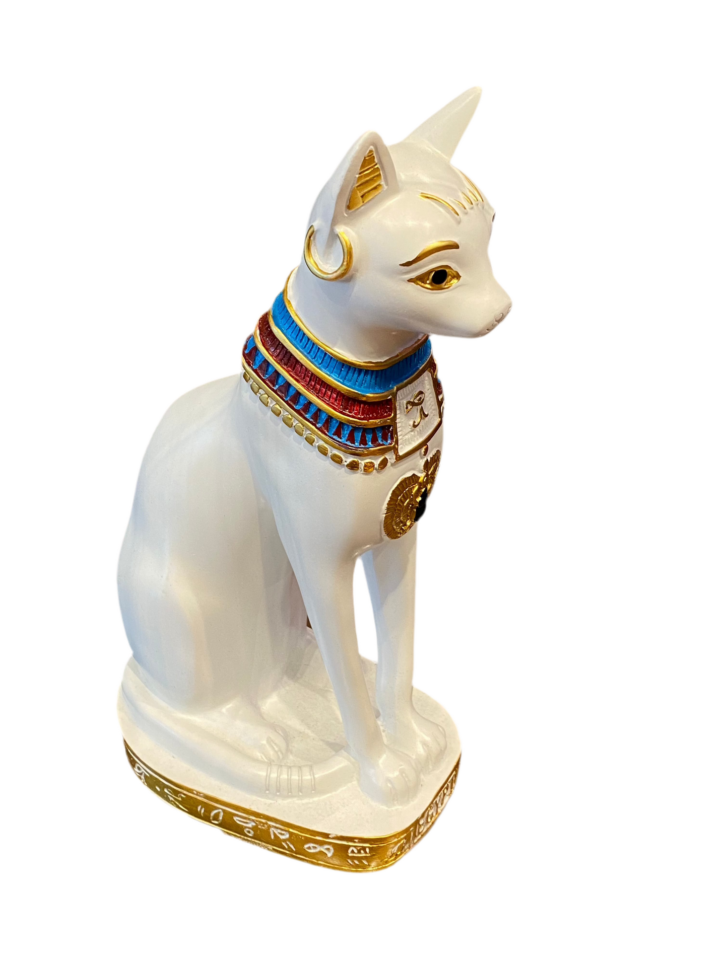 Large White Egyptian Bastet Cat