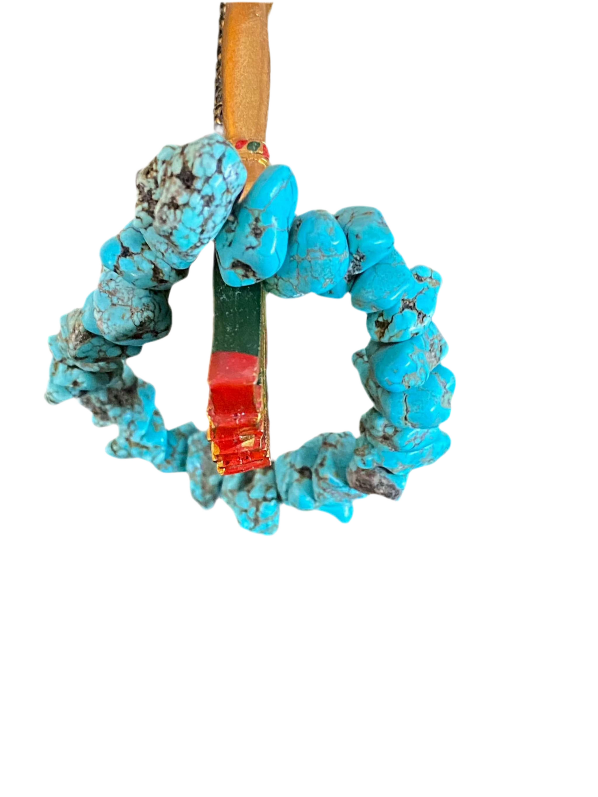 Turquoise Howlite Tumbled Bracelet