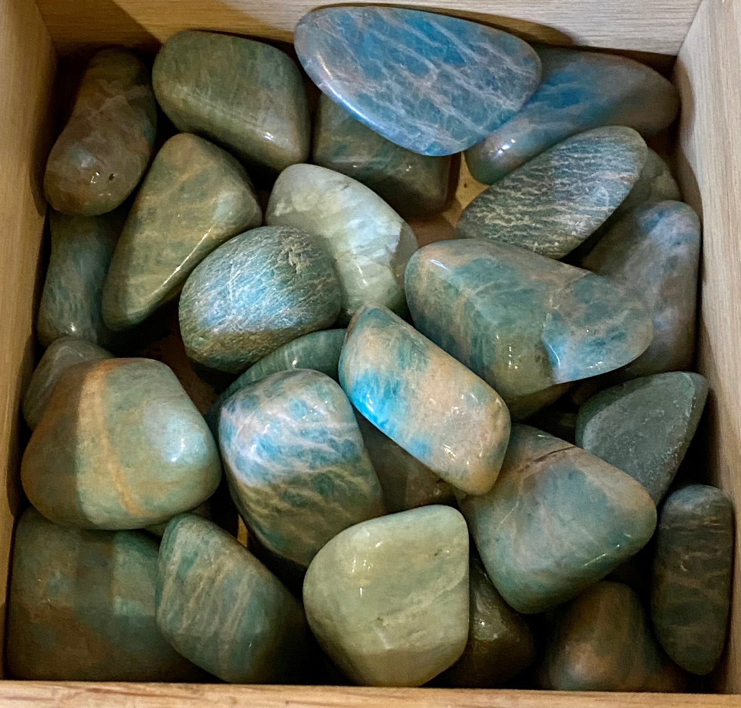 Amazonite Dark Tumbled Stone 1pc