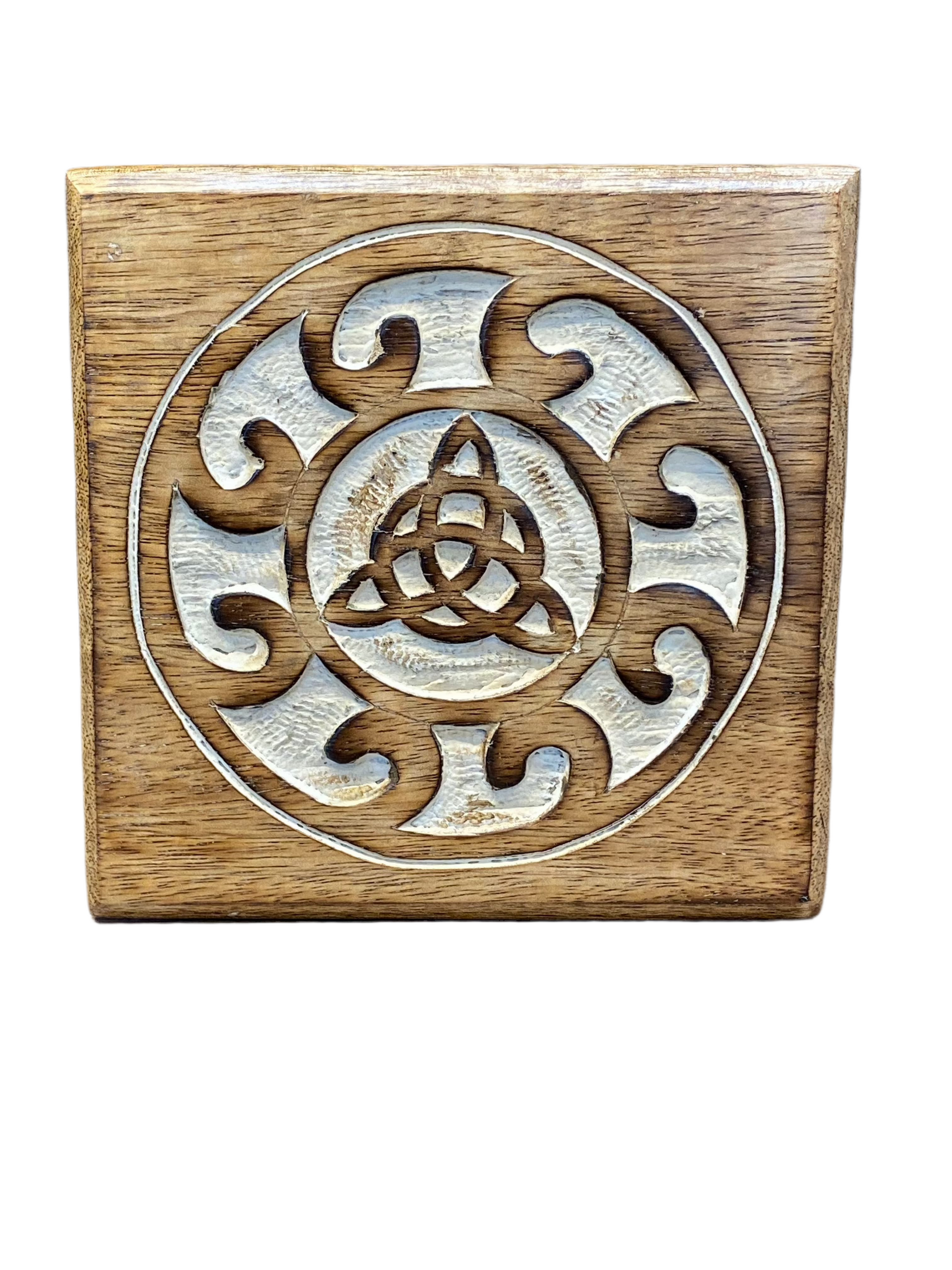 Sacred Wooden Triquetra Altar