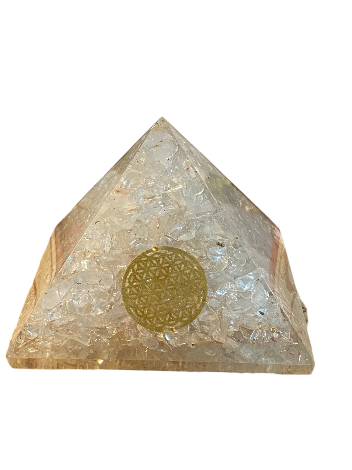 Orgonite Pyramid Large Clear Quartz