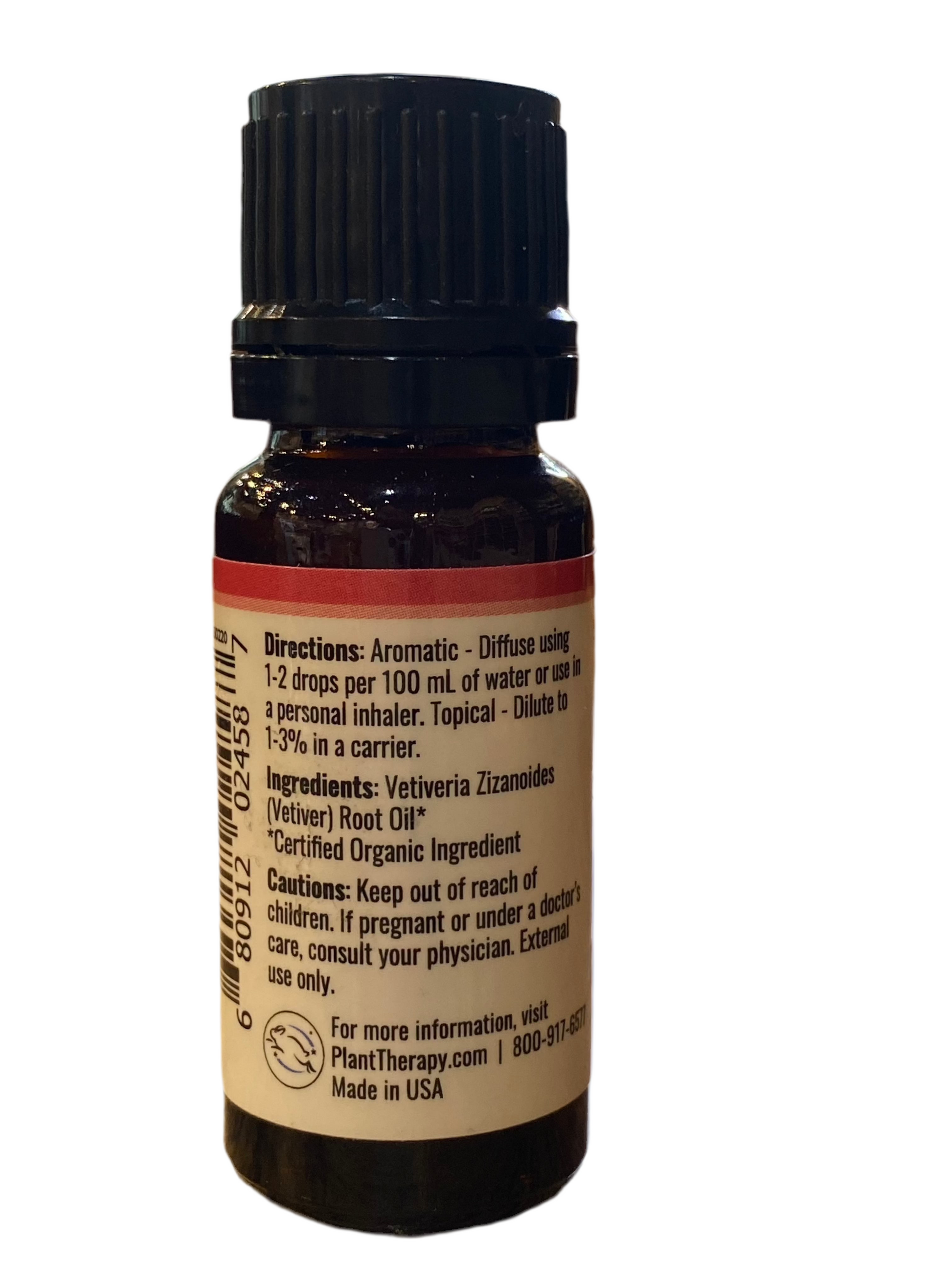 Plant Therapy Organic Vetiver Essential Oil