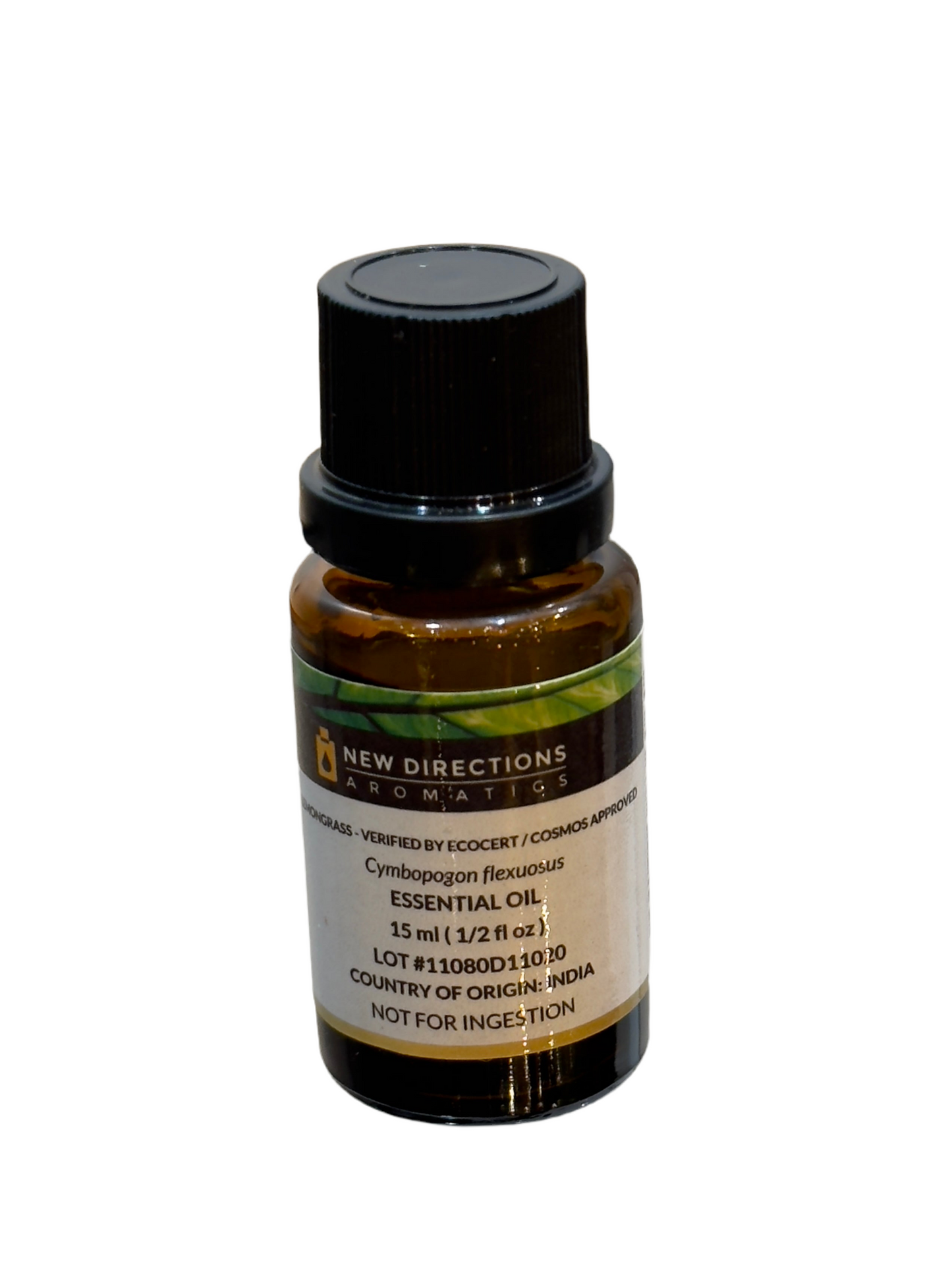 New Directions Aromatics Lemongrass Essential Oil (India)