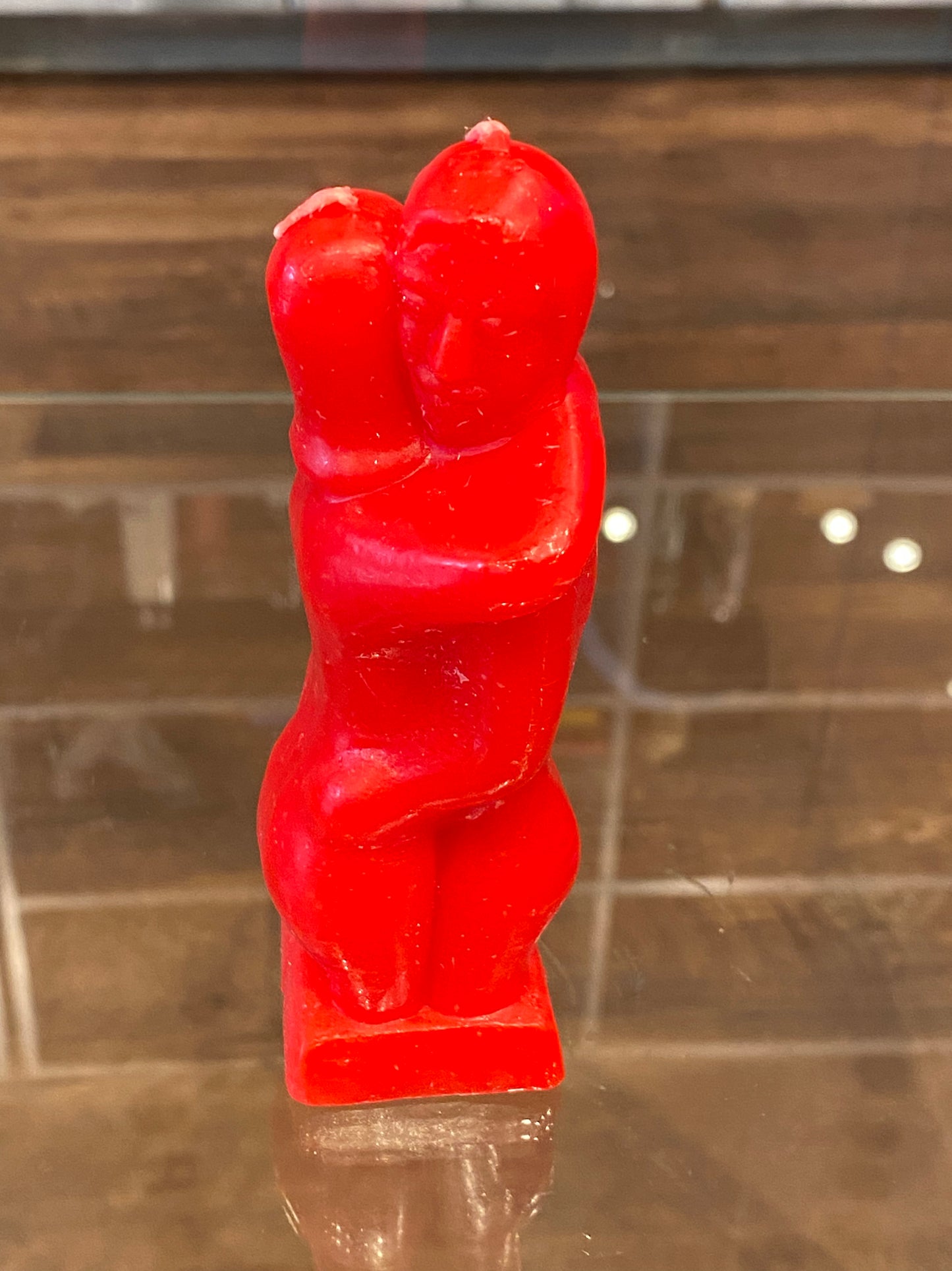Erotic Couple Candle Red