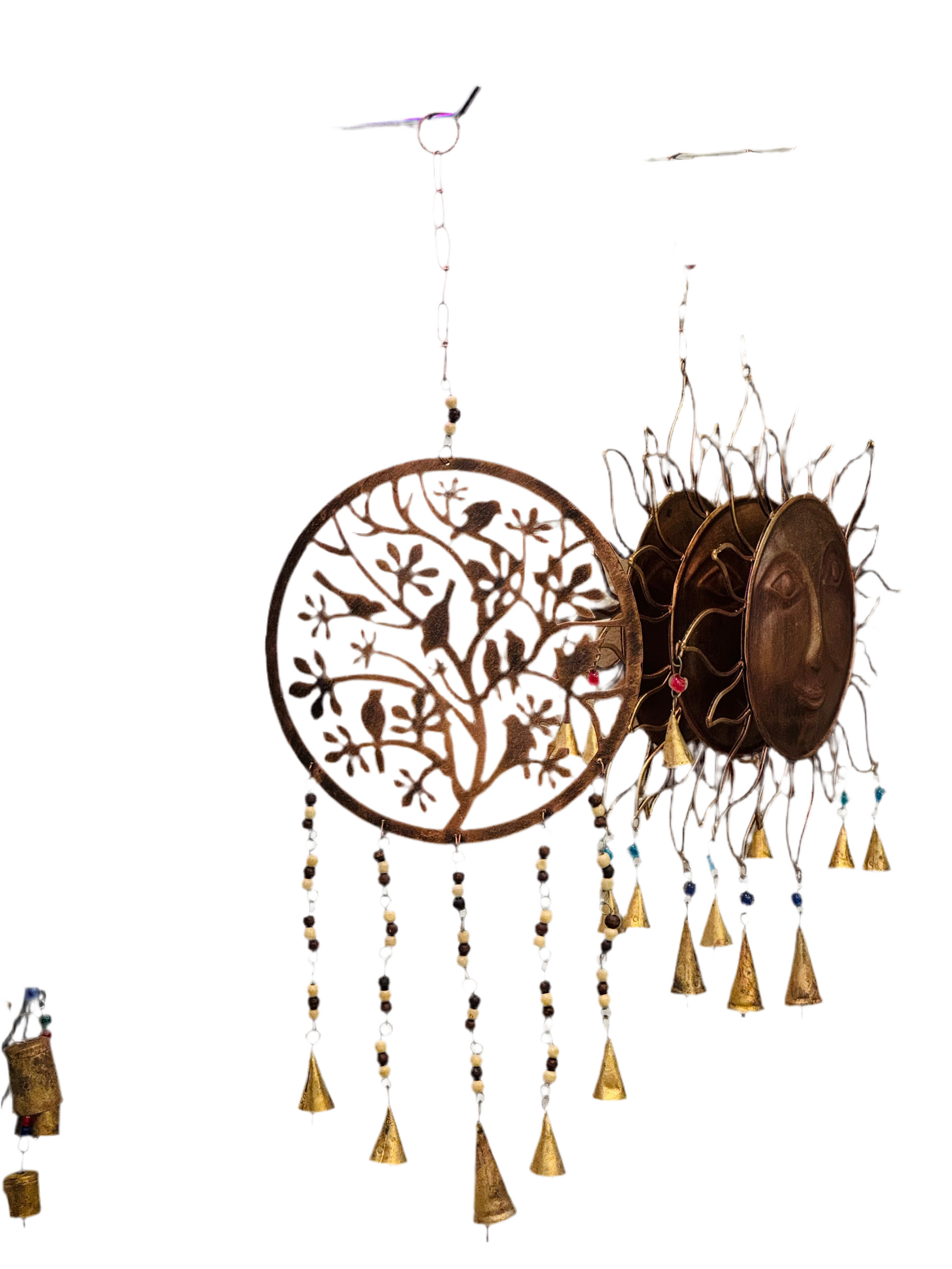 Handmade Brass Birds Wind Chime