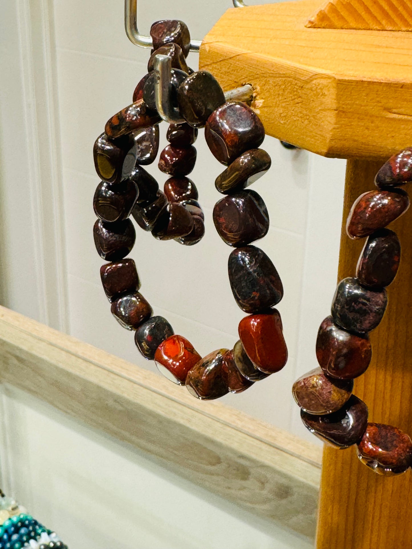 Brecciated Jasper Tumbled Nugget Bracelet