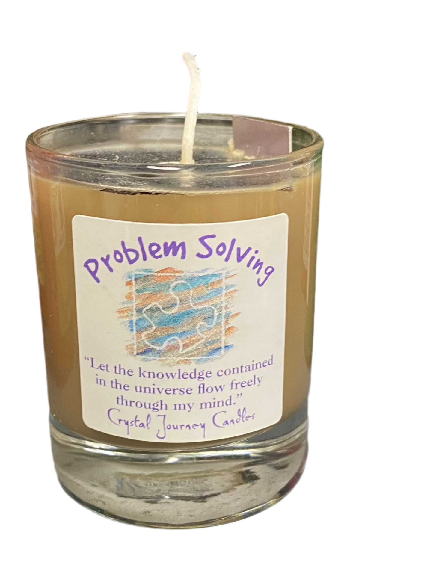 Problem Solving Crystal Journey Filled Glass Votives