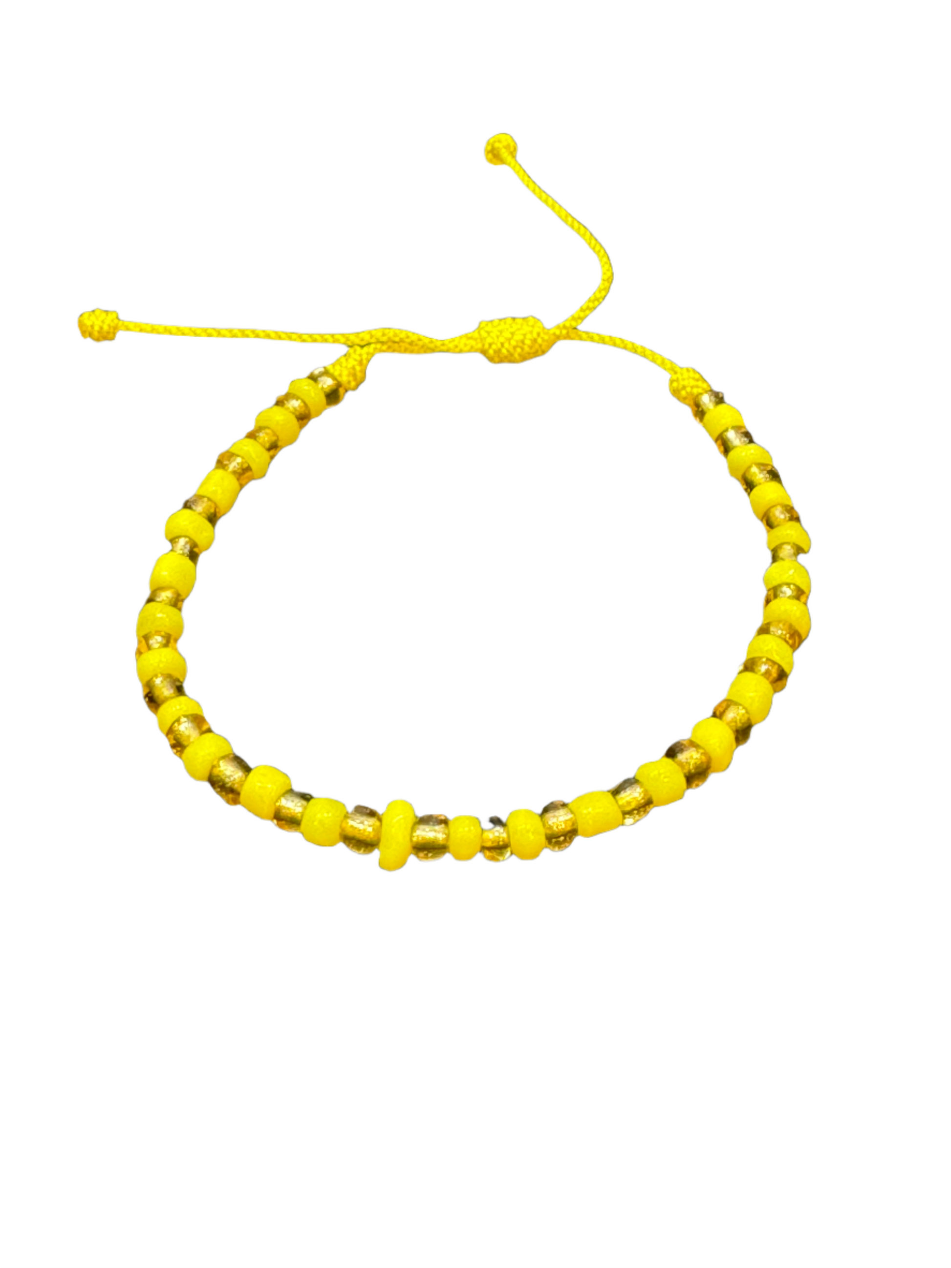 Orisha Ochun Beaded Bracelet Gold