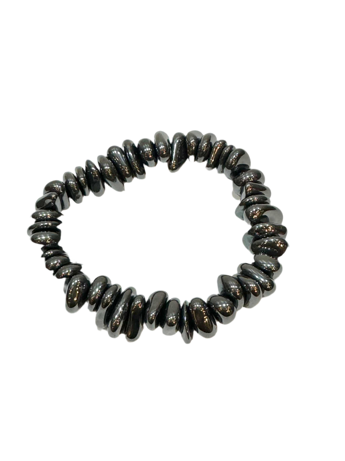 Hematite Tumbled Chips Bracelet