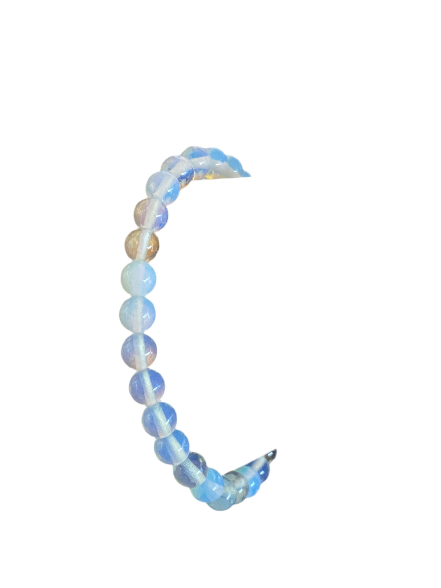 Opalite Beaded String Bracelet 6mm