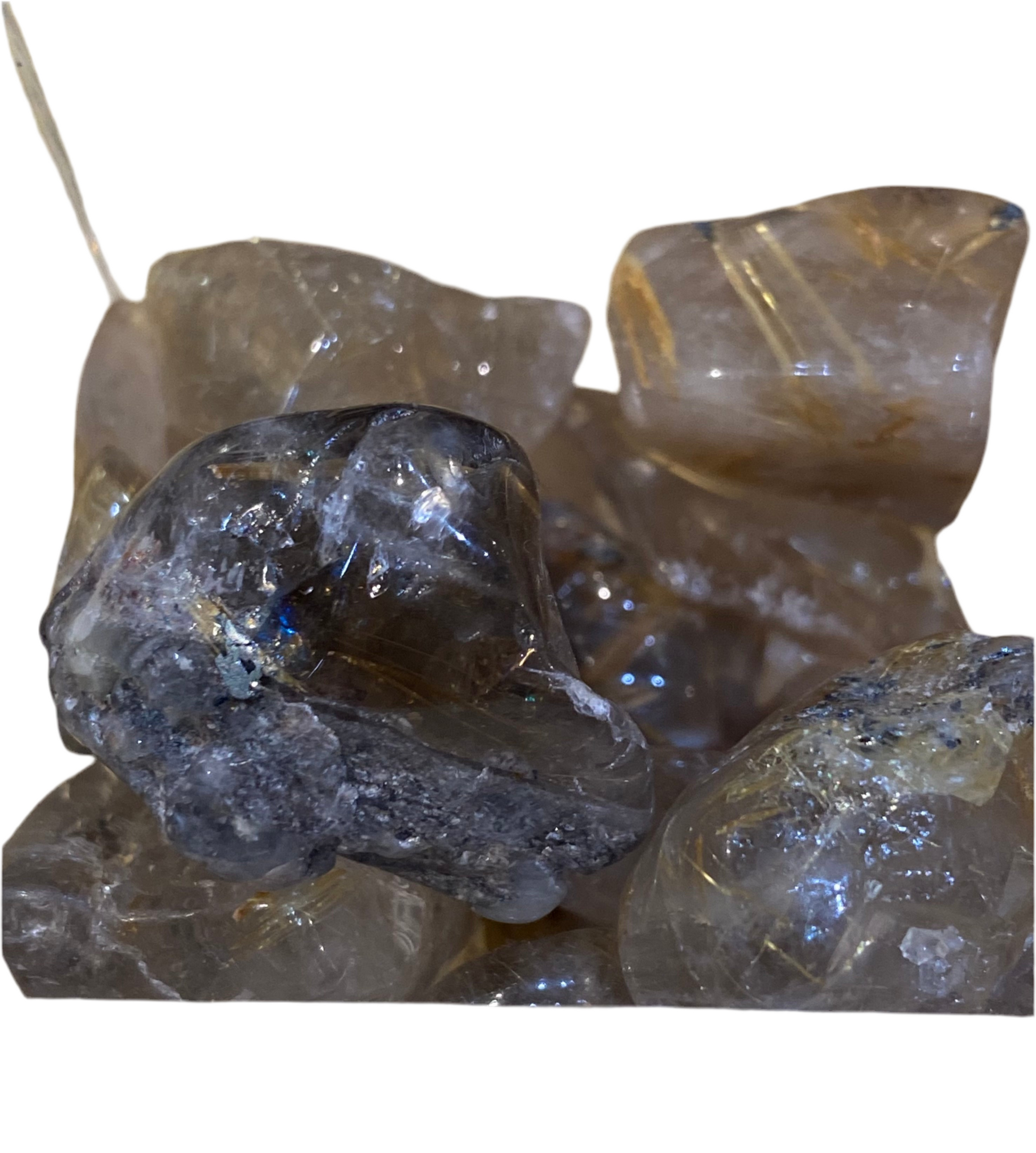 Rutilated Quartz Tumbled