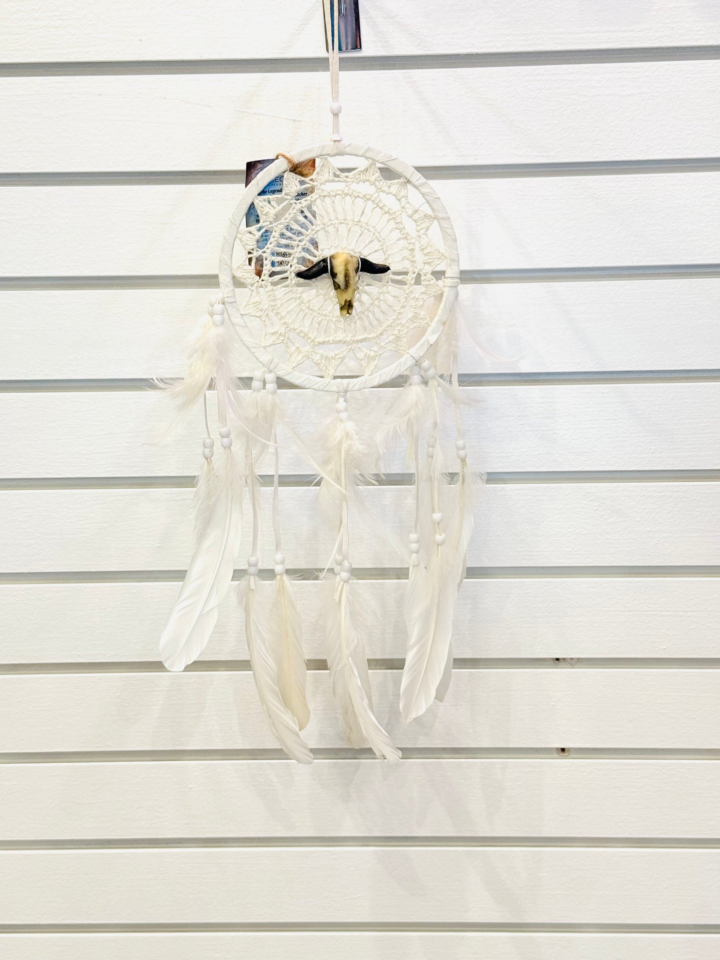 Buffalo Spirit Woven Dreamcatcher