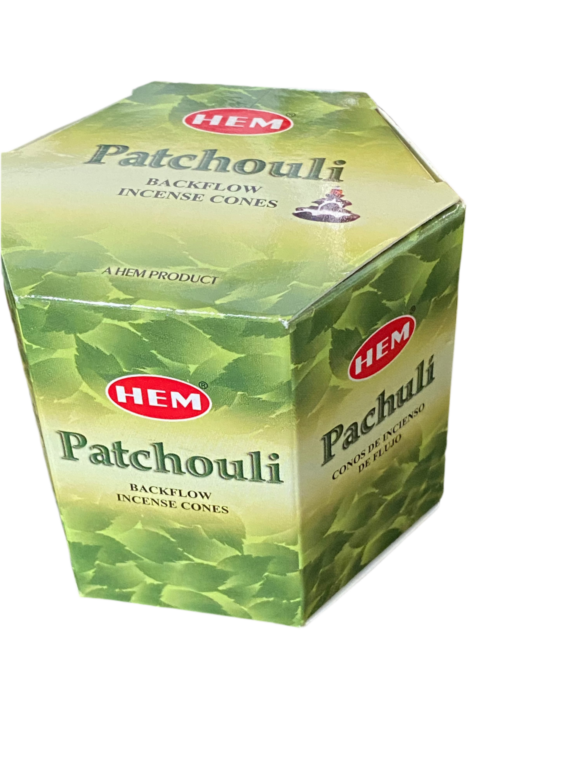 HEM Patchouli Backflow Dhoop Incense