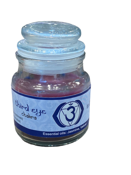 Vrinda 7 Chakra Jar Indigo Candle