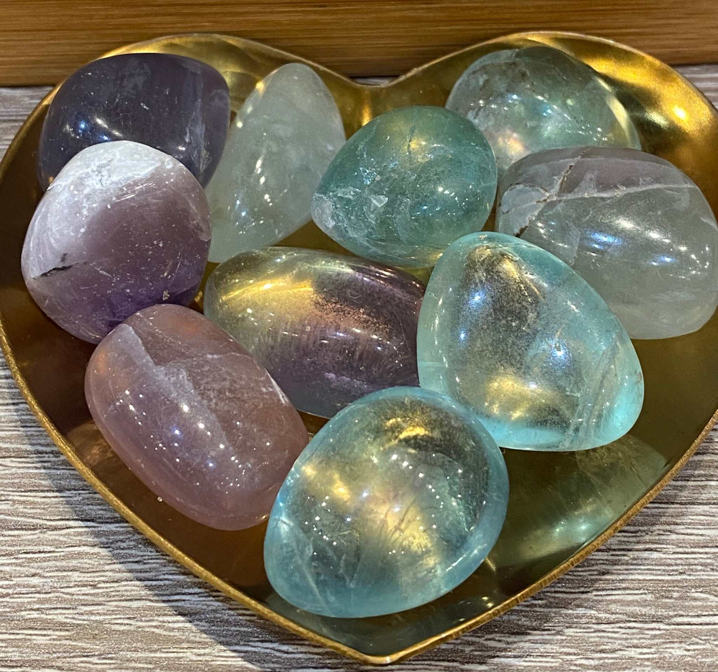 Rainbow Fluorite Crystal