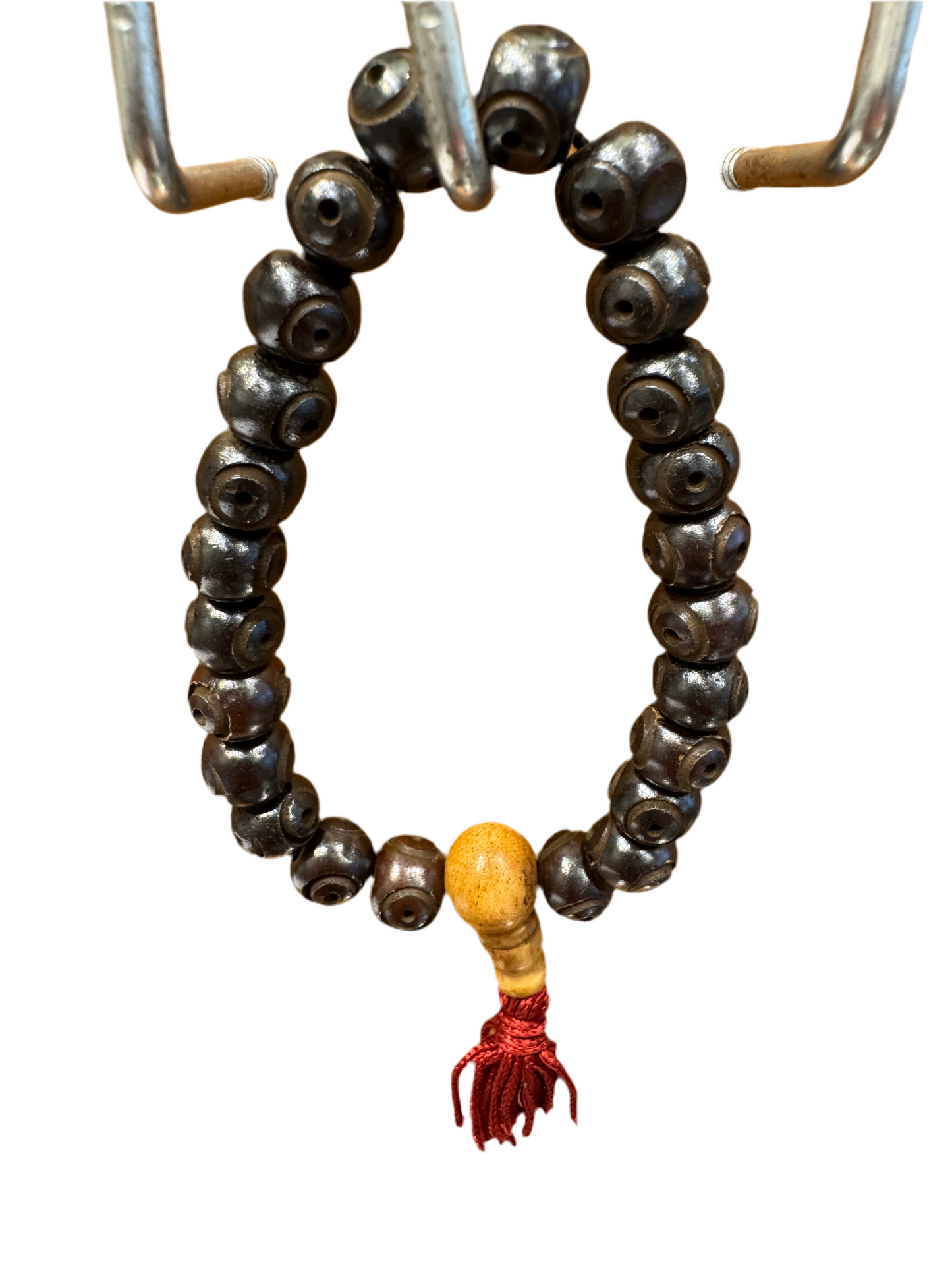 Rosewood Beaded Mala Bracelet