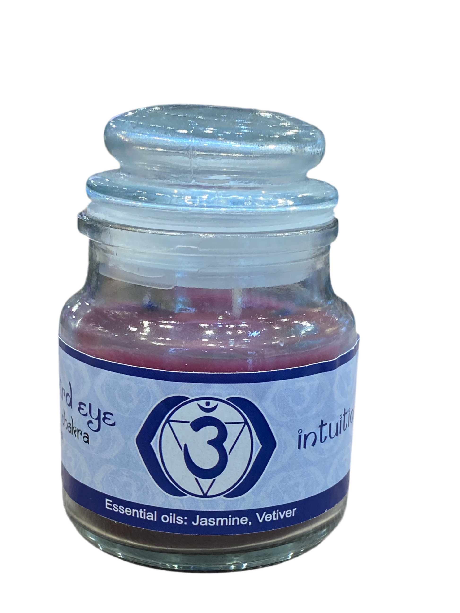 Vrinda 7 Chakra Jar Indigo Candle