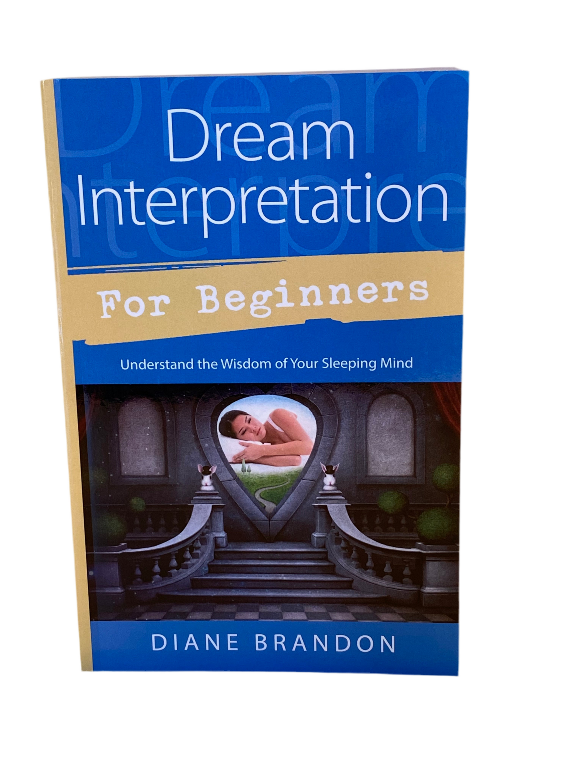 Cover of "Dream Interpretation For Beginners" by Diane Brandon, a guide to understanding dream symbols.